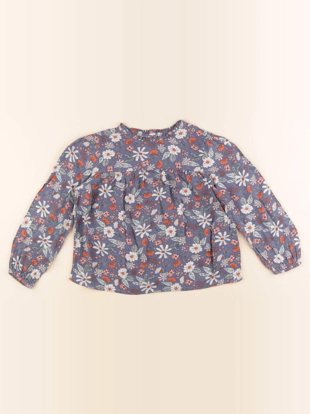 Vertbaudet - blouse coton multicolore - 6 ans