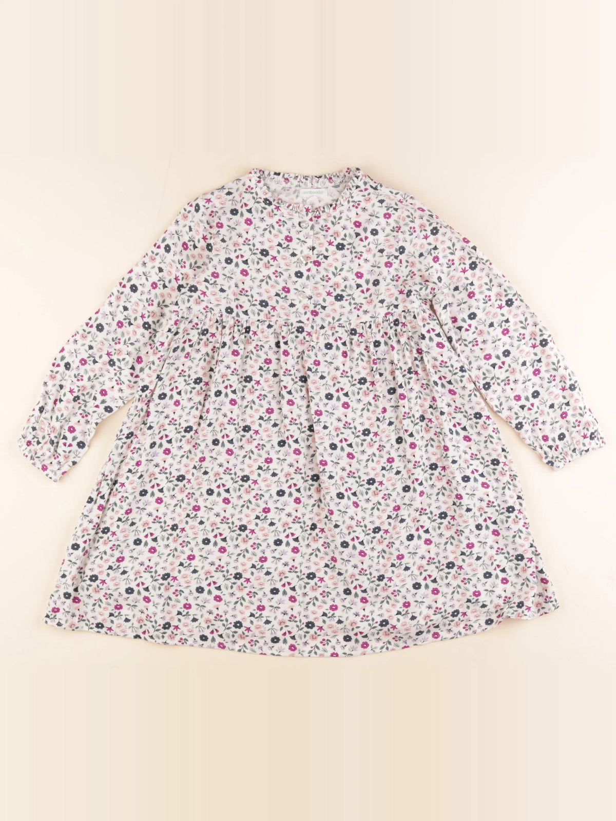 Vertbaudet - robe coton multicolore - 6 ans