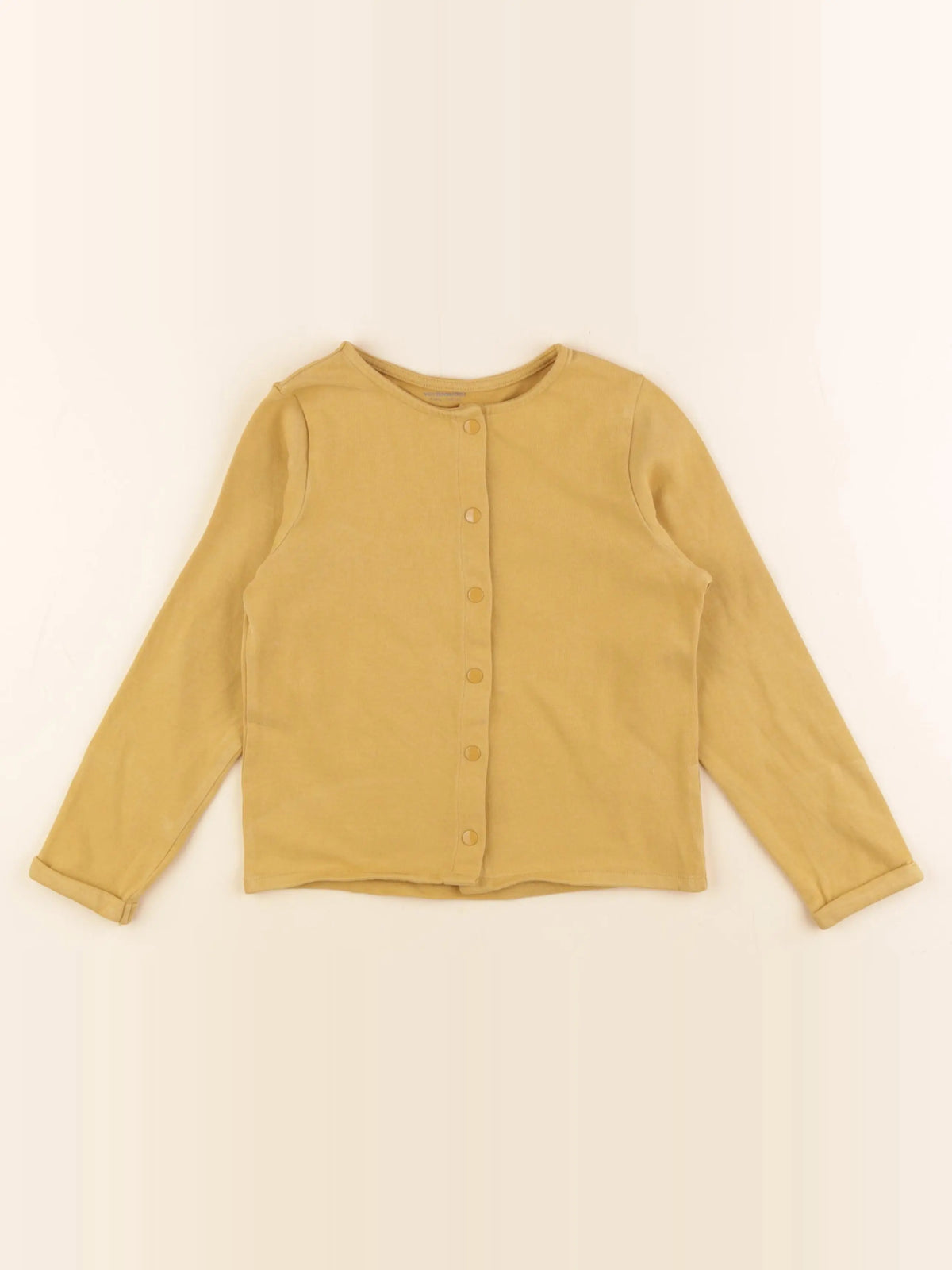 Vertbaudet - sweat jaune - 6 ans