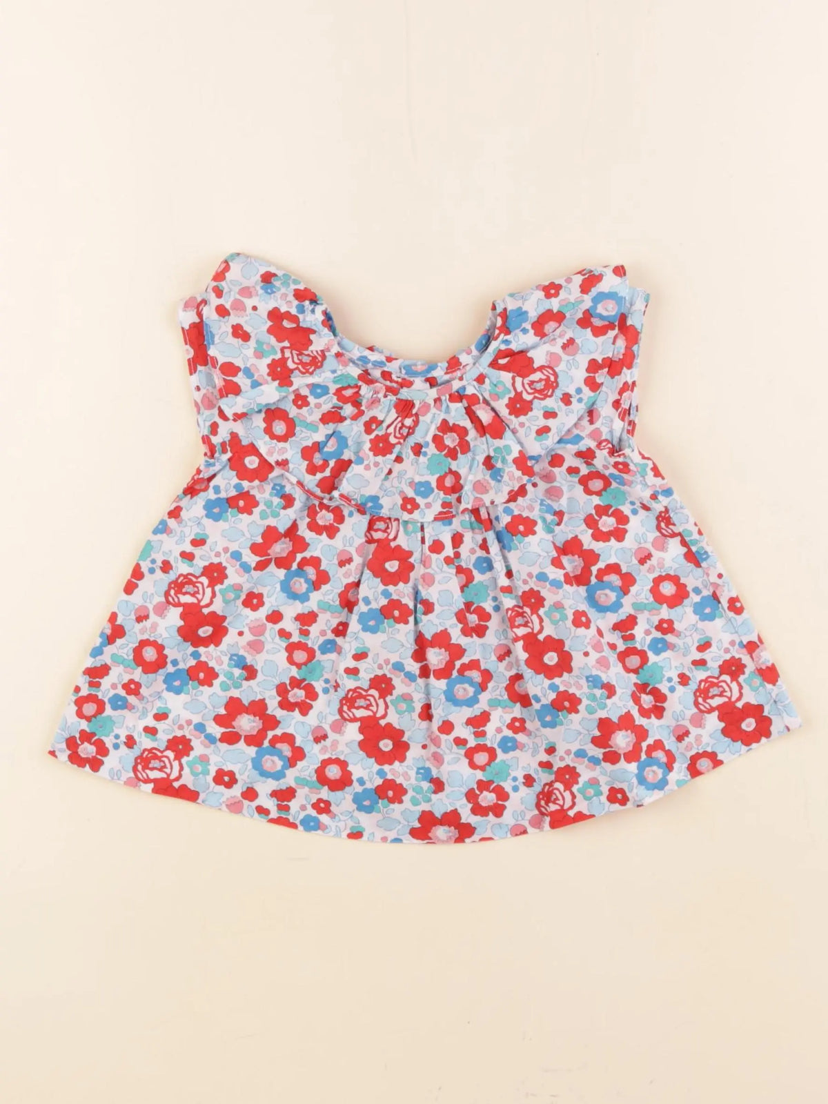 Jacadi - blouse liberty multicolore - 6 mois