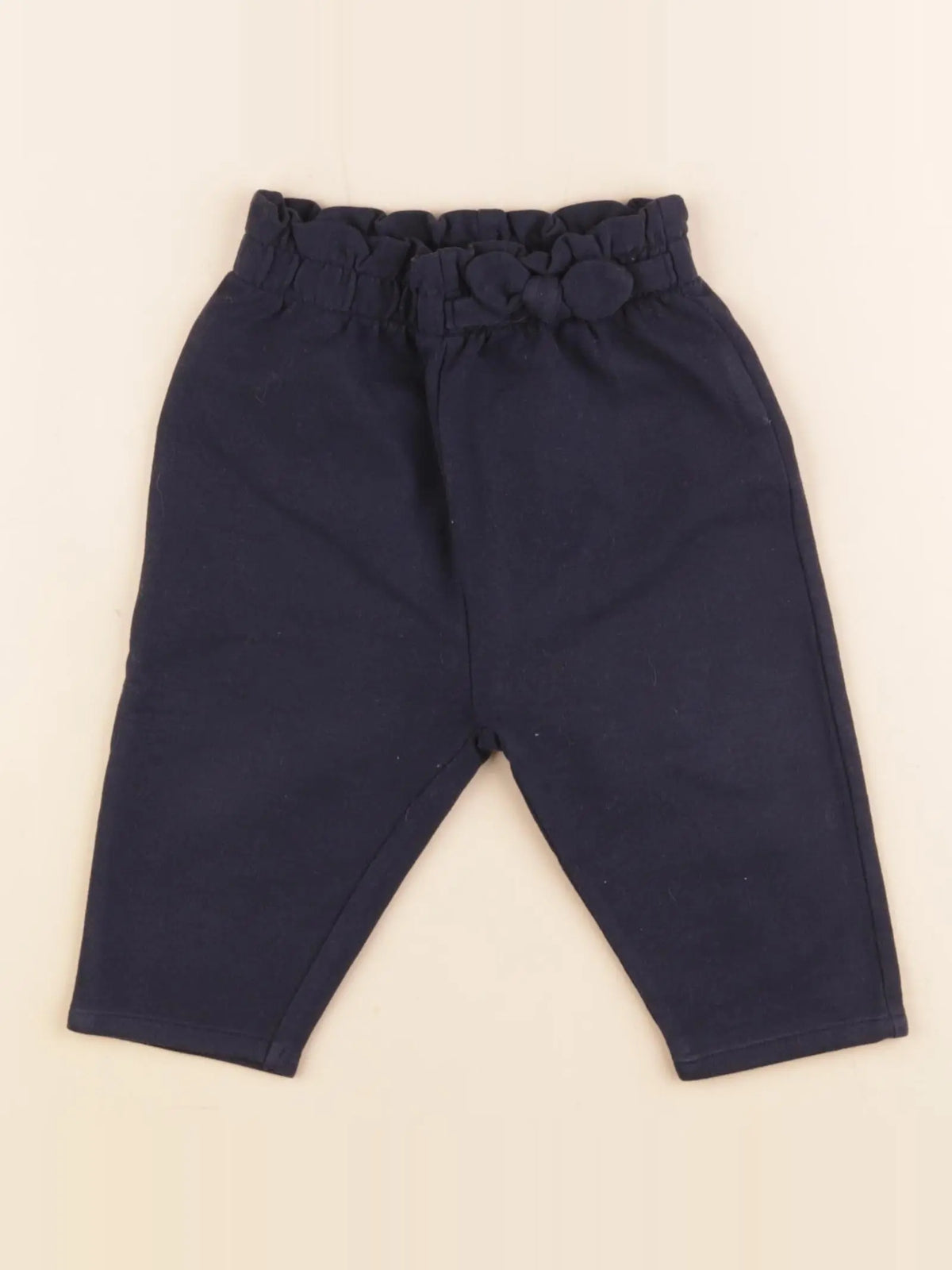 Vertbaudet - pantalon bleu - 9 mois