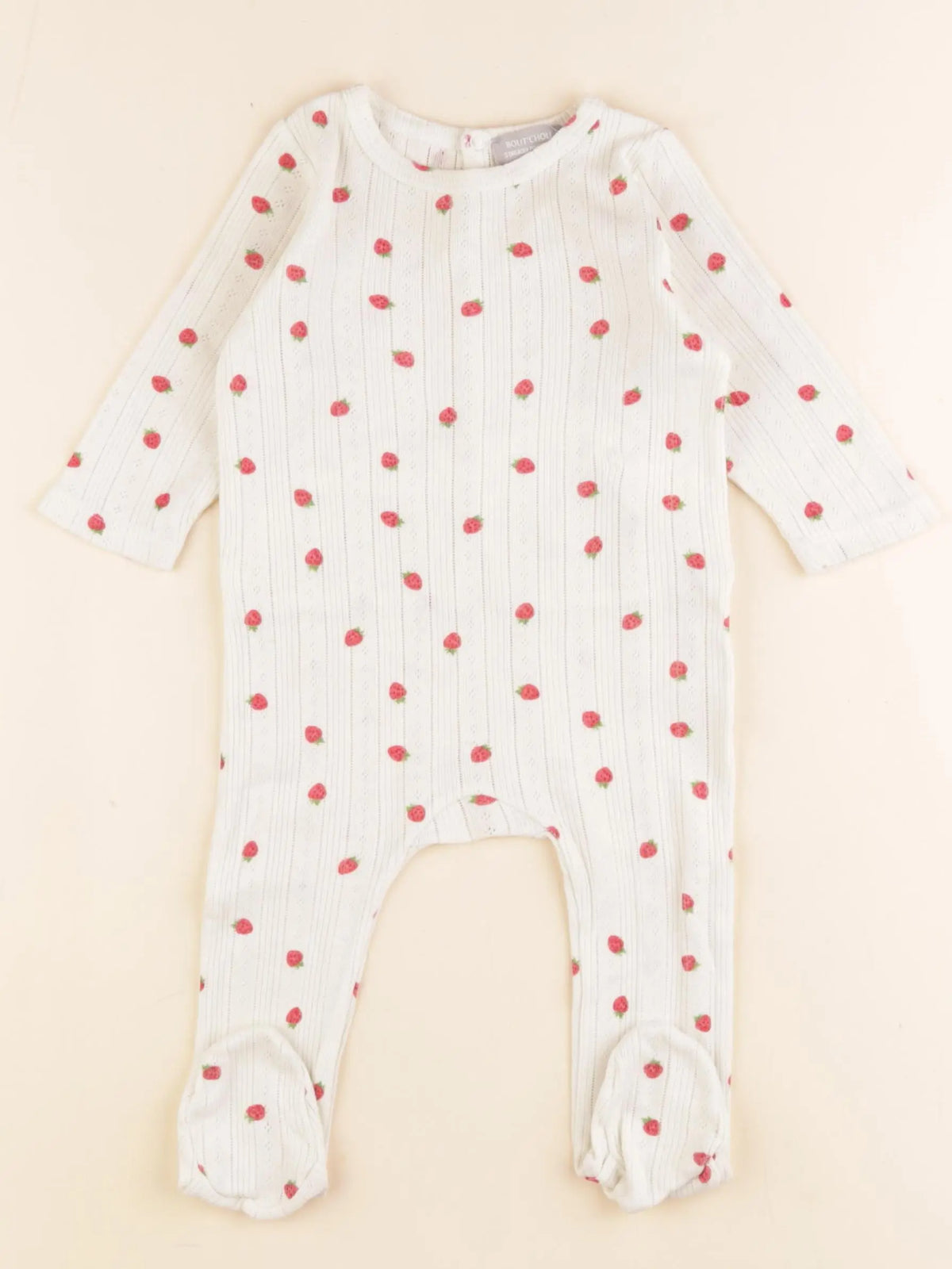 Boutchou - pyjama coton beige - 4 mois