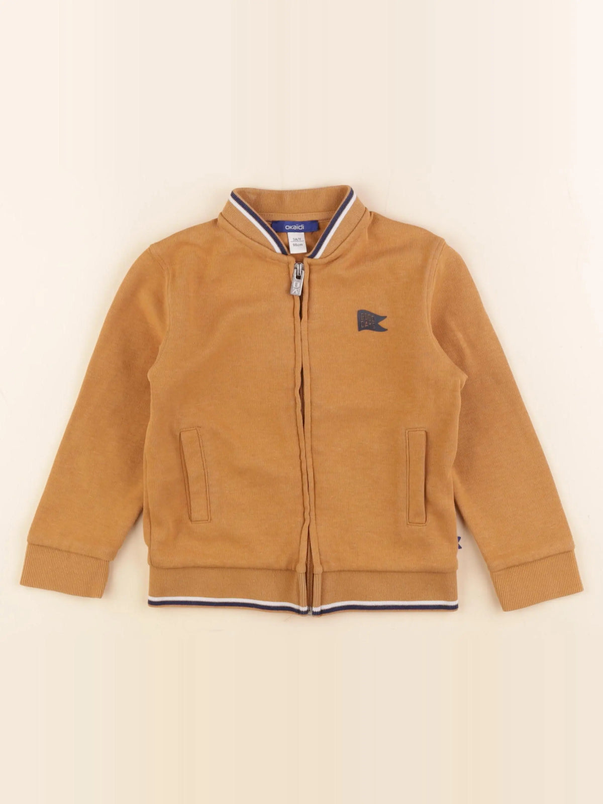 Okaidi - sweat marron - 3 ans