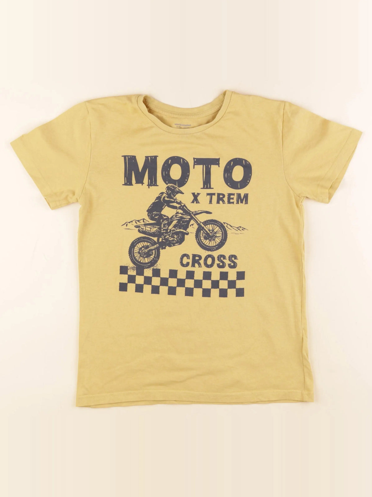 Vertbaudet - tee-shirt jaune - 12 ans