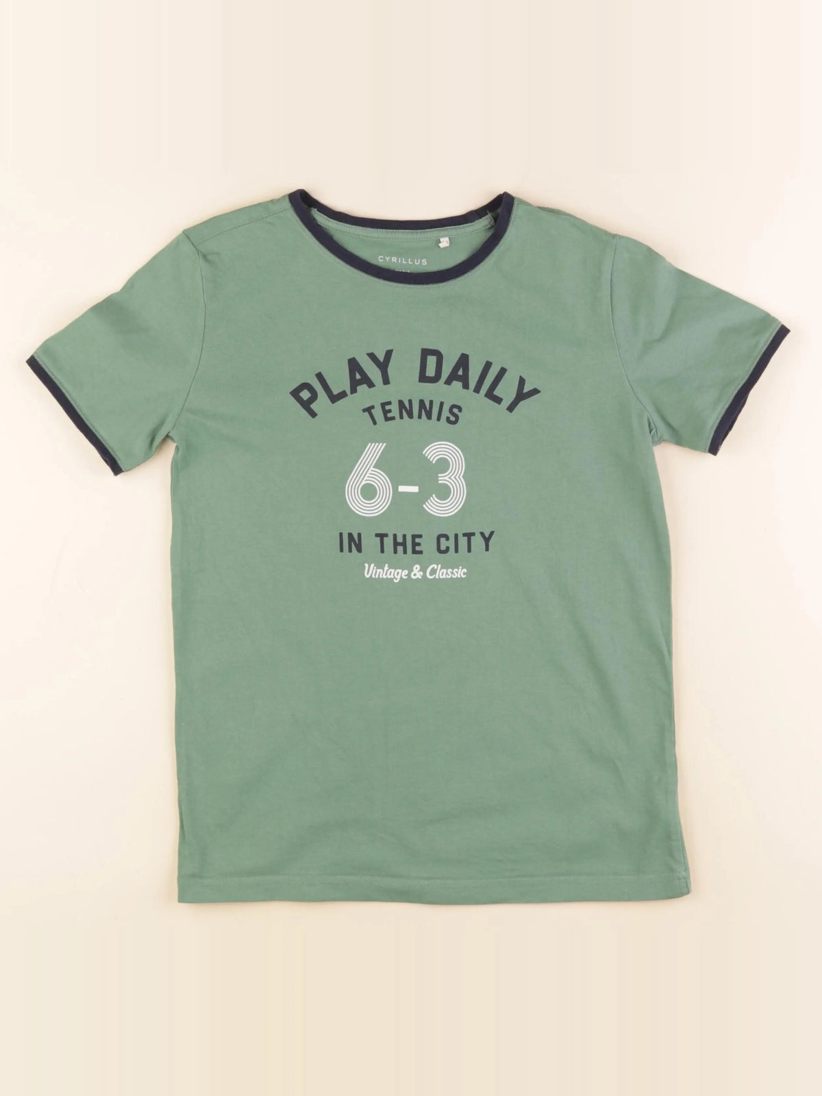 Cyrillus - tee-shirt vert - 12 ans