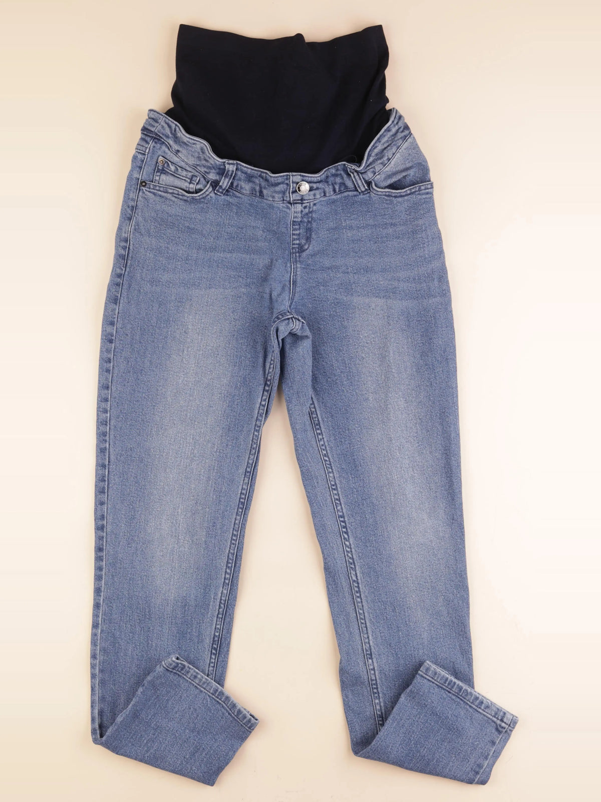 Envie de fraise - jean grossesse bleu - 36