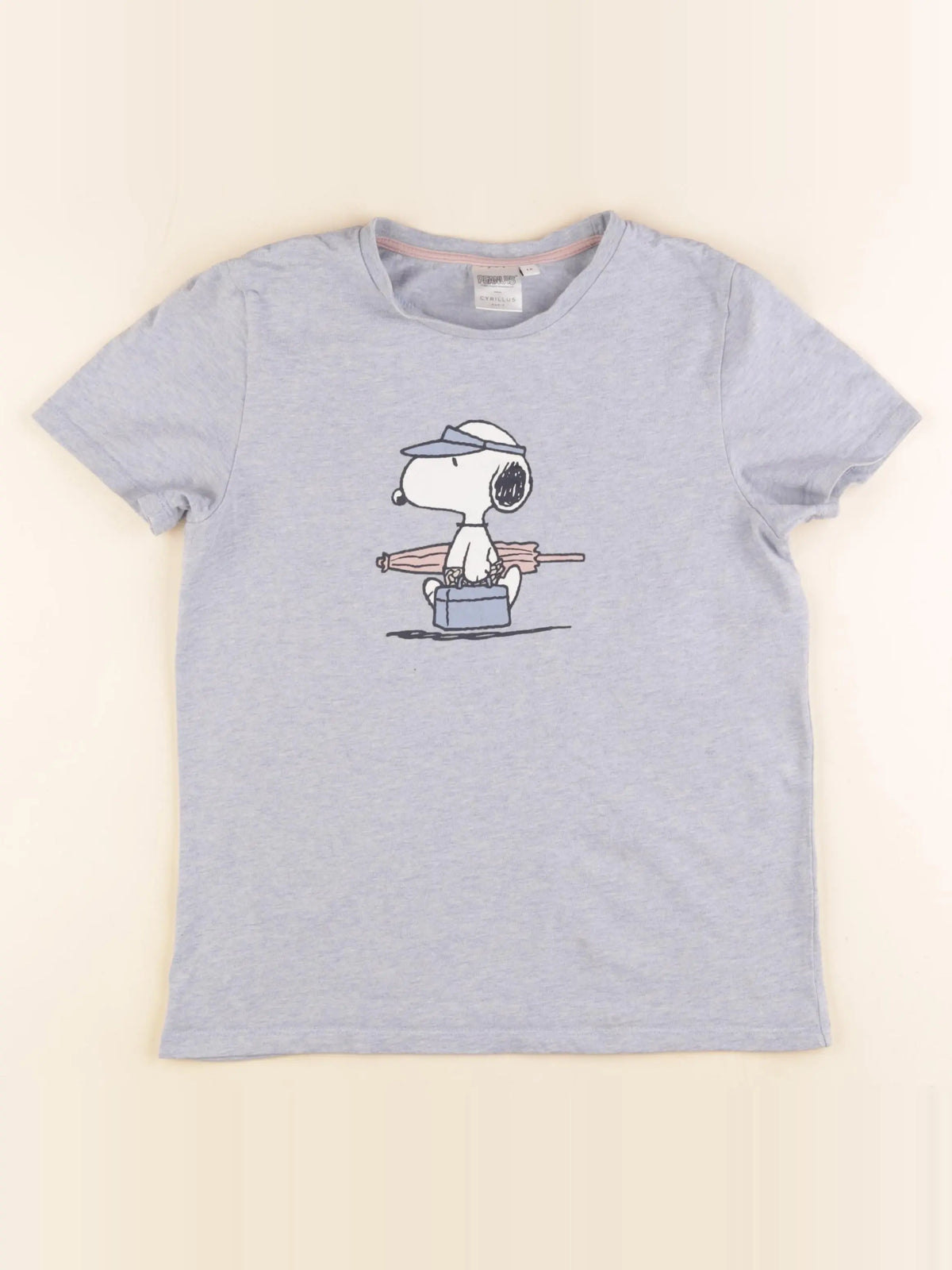 Cyrillus - tee-shirt bleu - 12 ans