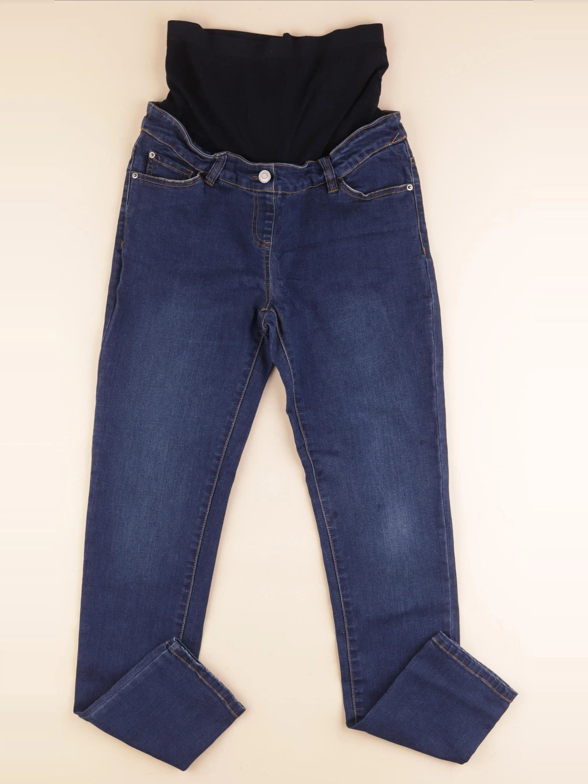Vertbaudet - jean grossesse bleu - 38