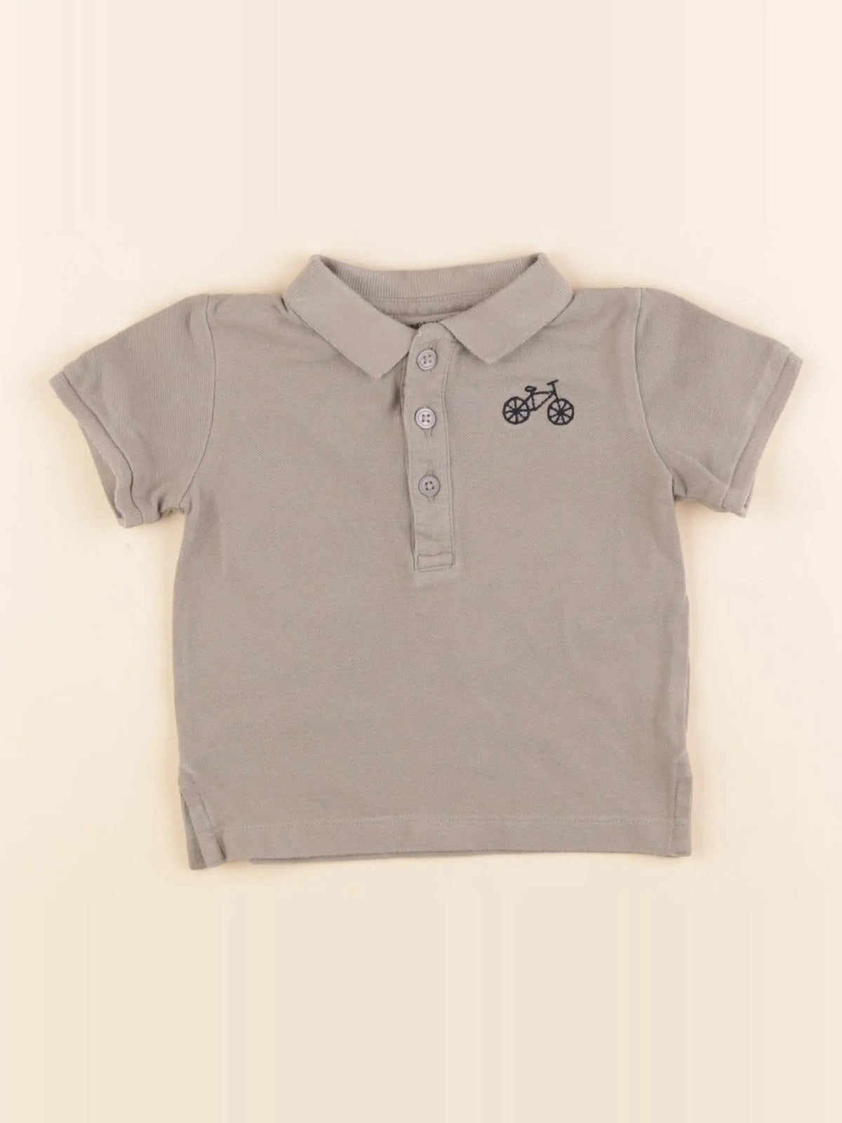 Boutchou - polo vert - 12 mois