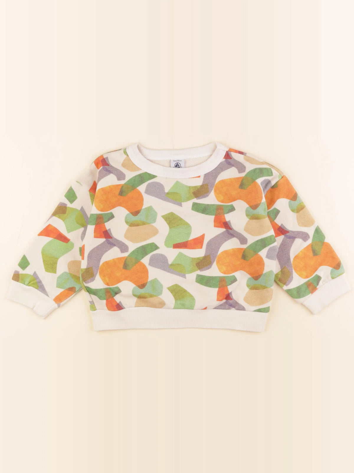 Petit Bateau - sweat multicolore - 3 ans