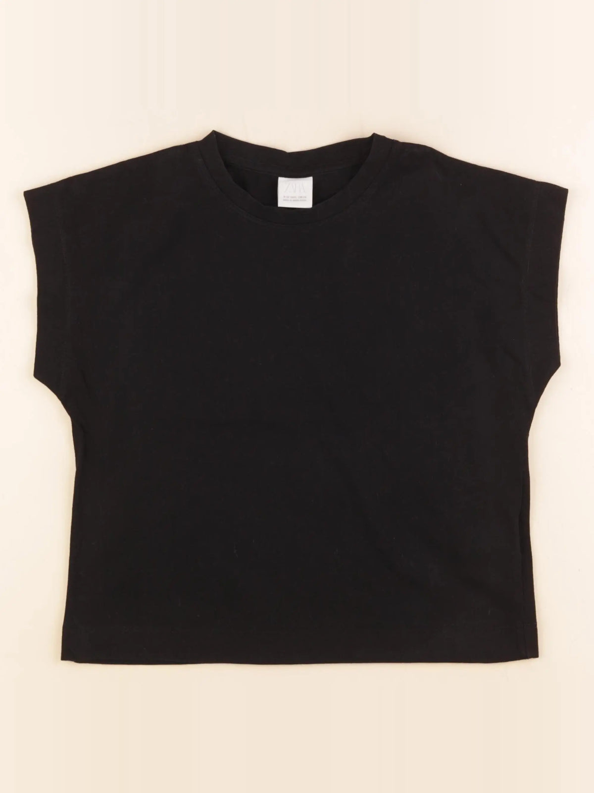 Zara - tee-shirt noir - 9/10 ans
