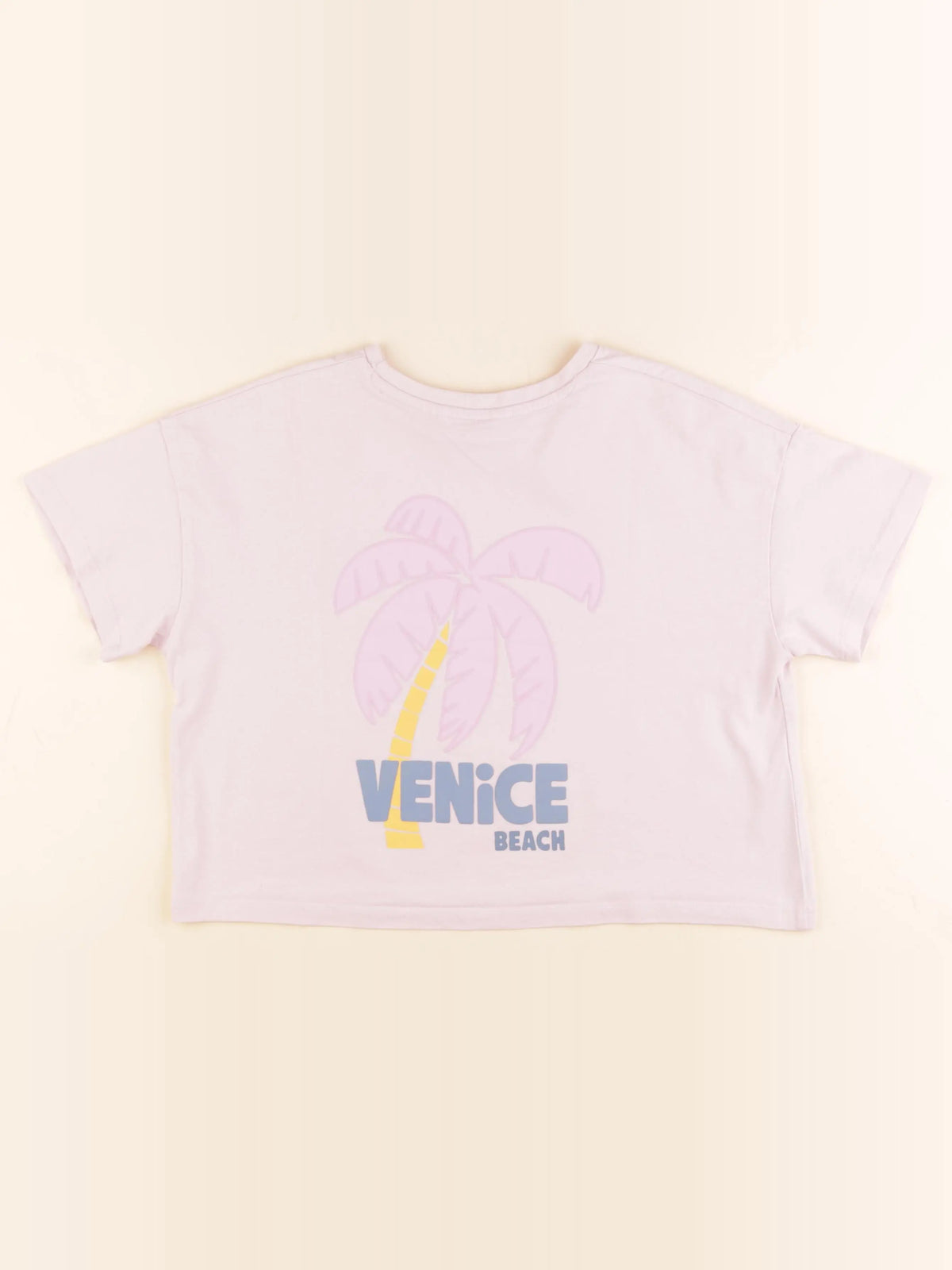 Mango - tee-shirt imprimé au dos rose - 11/12 ans