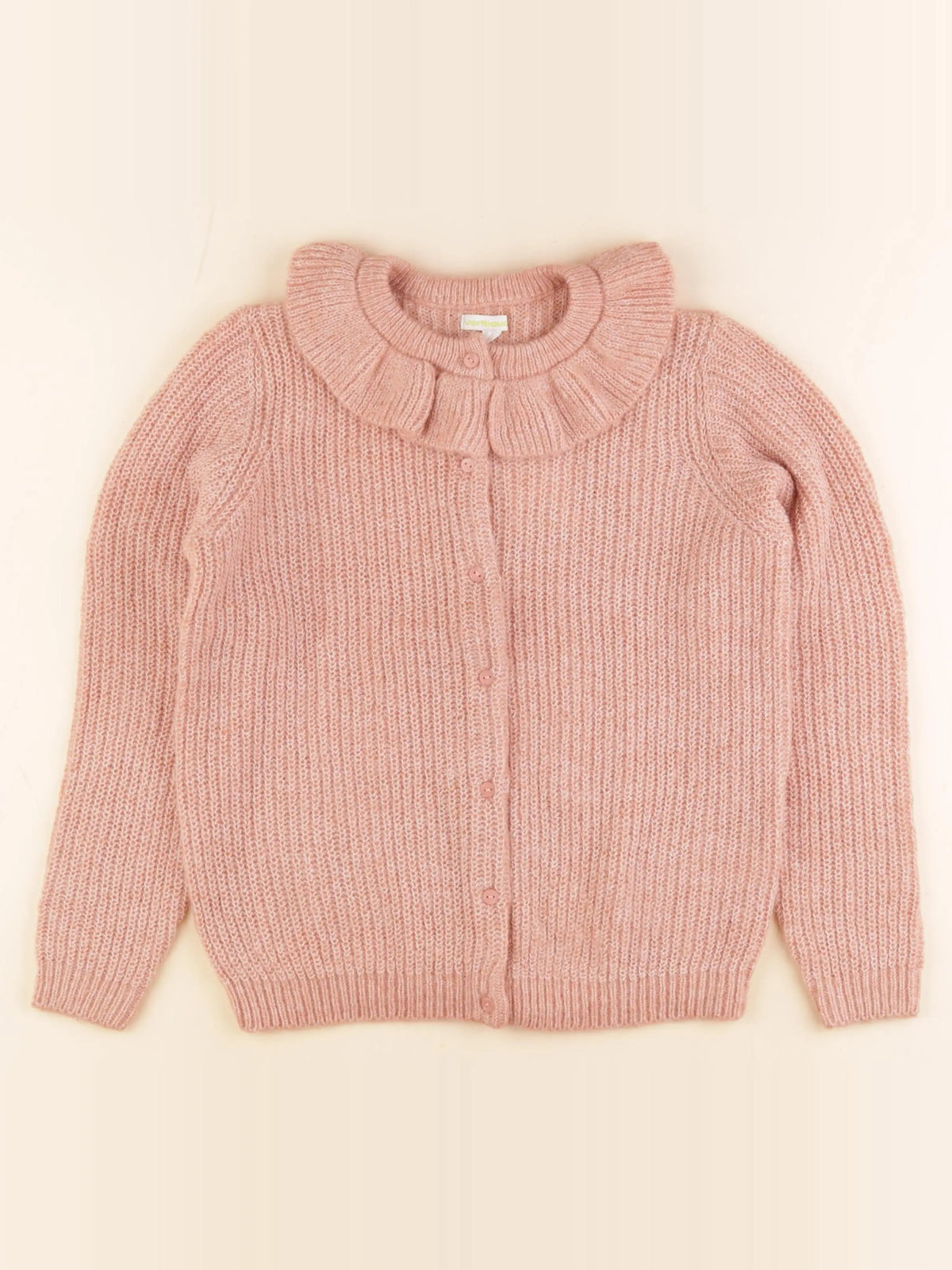 Vertbaudet - gilet rose - 10 ans