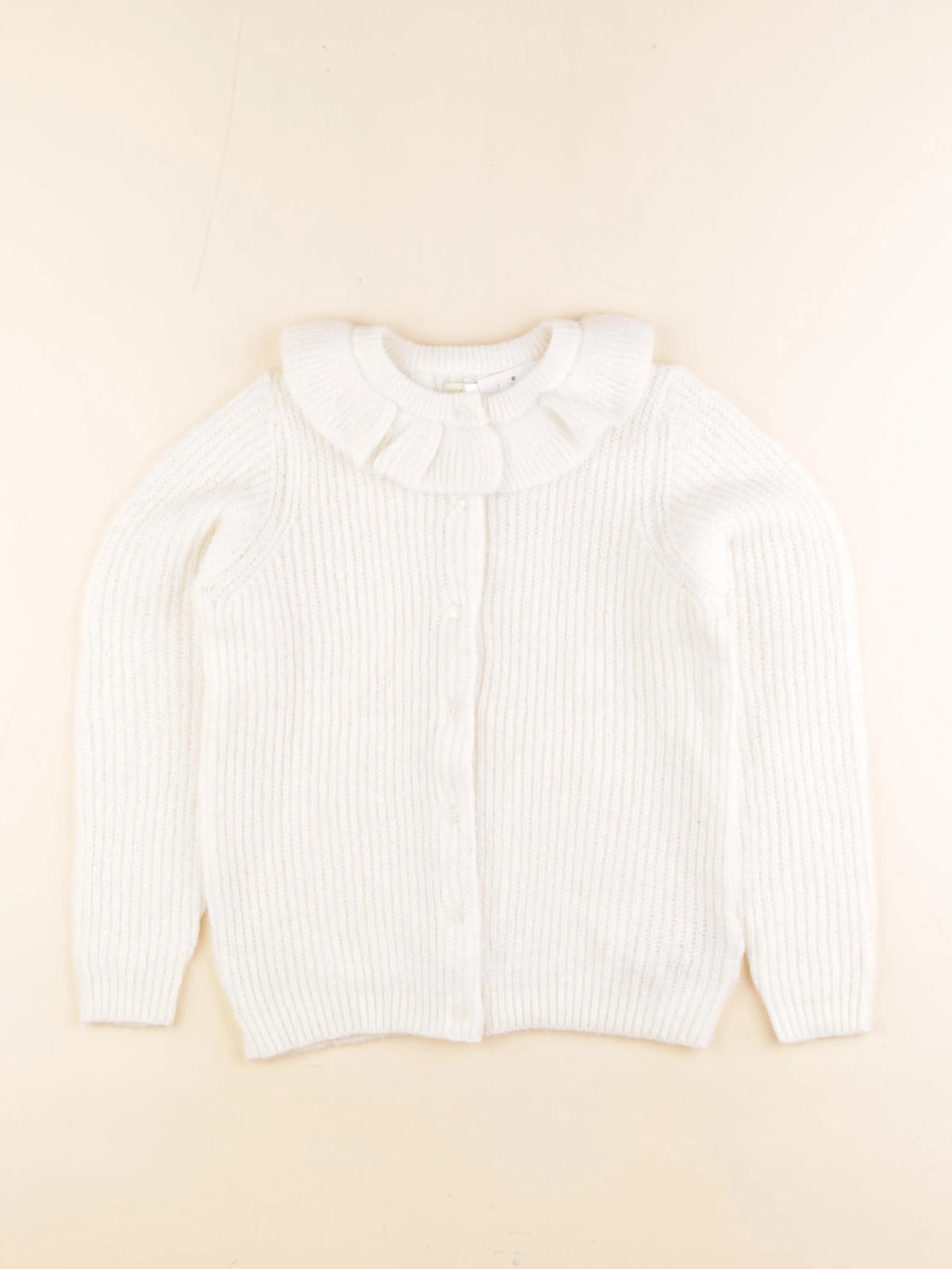 Vertbaudet - gilet blanc - 10 ans