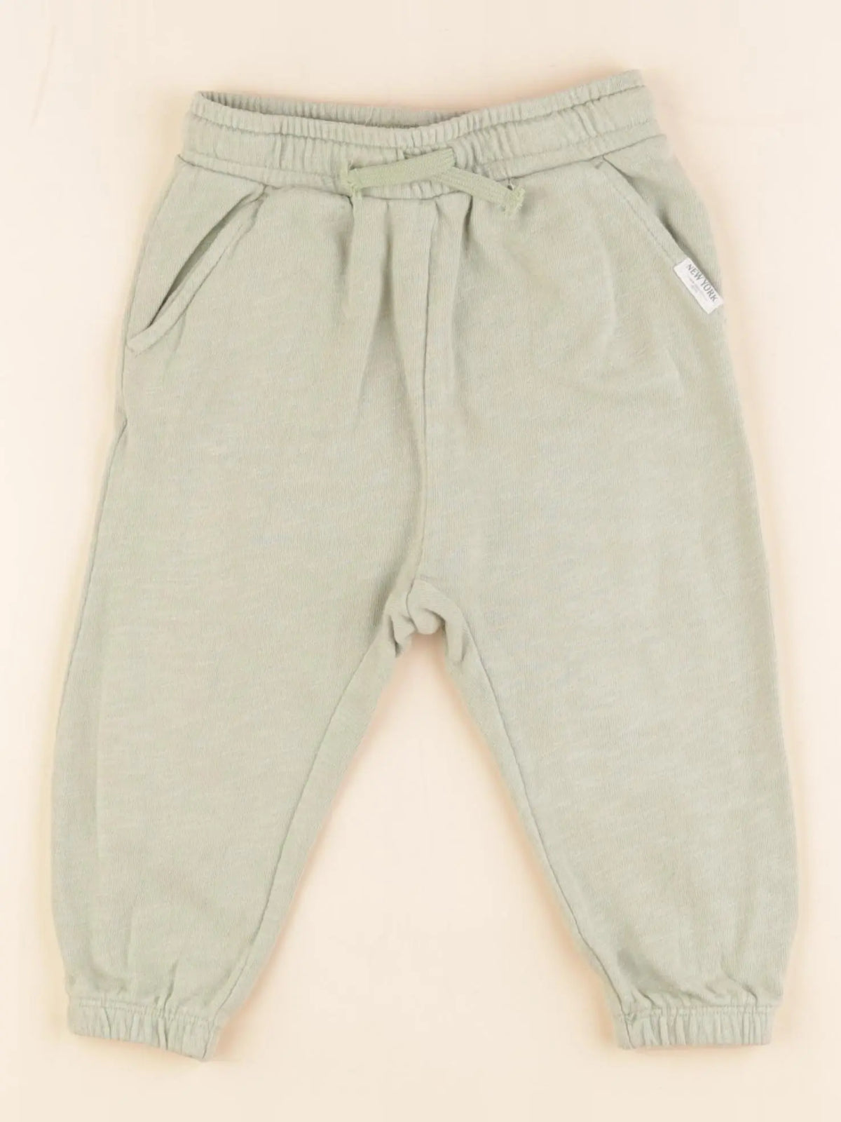 H&M - jogging vert - 9/12 mois