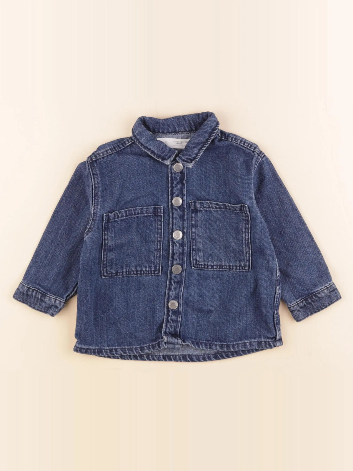 Zara - chemise bleu - 12/18 mois