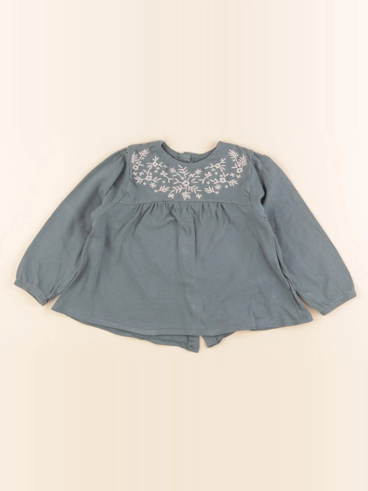 Vertbaudet - tee-shirt bleu - 18 mois