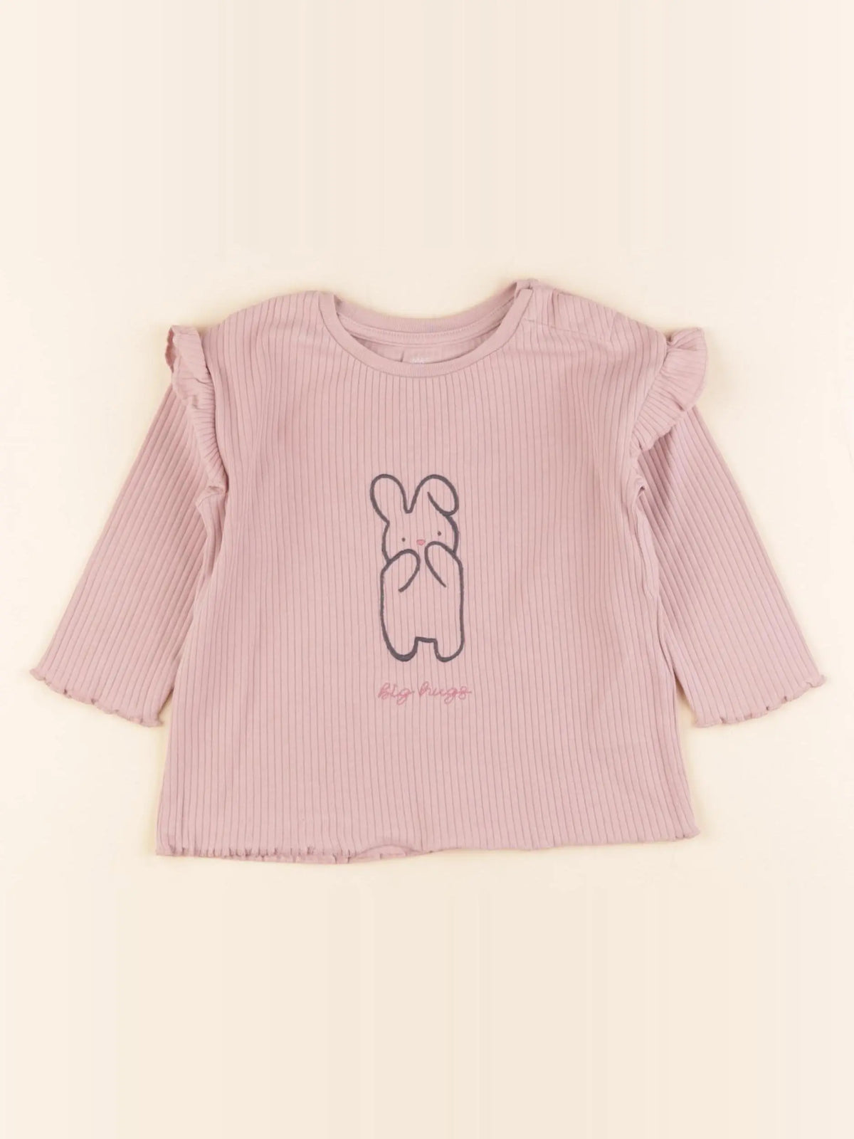 Marks & Spencer  - tee-shirt rose - 6/9 mois