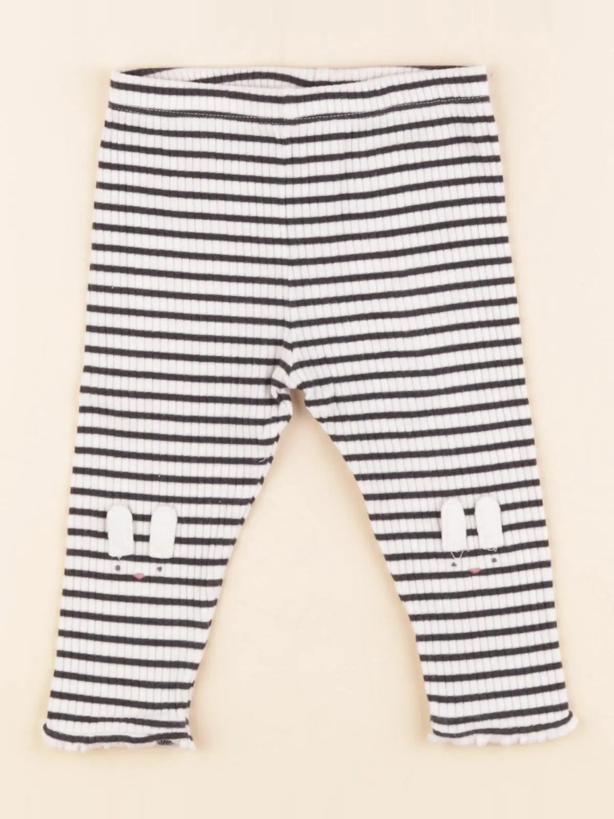 Marks & Spencer  - legging blanc, bleu - 6/9 mois