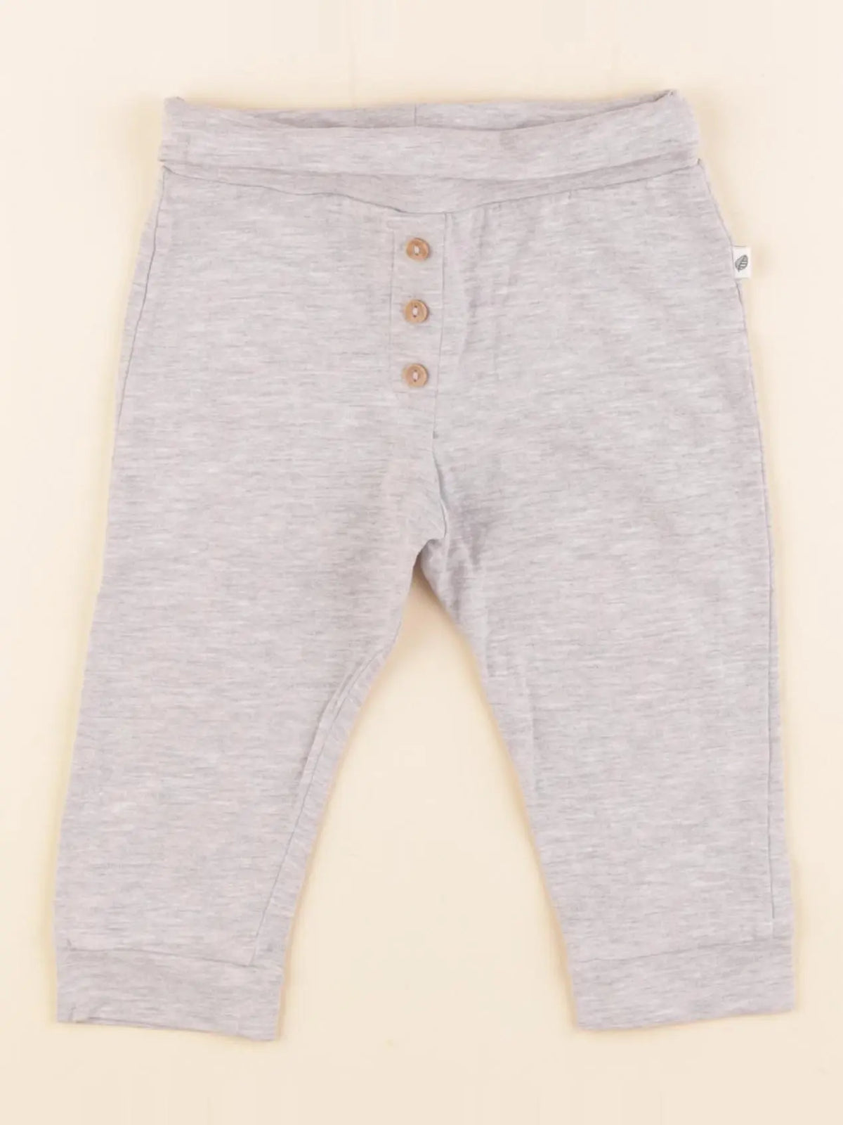 Vertbaudet - legging gris - 12 mois