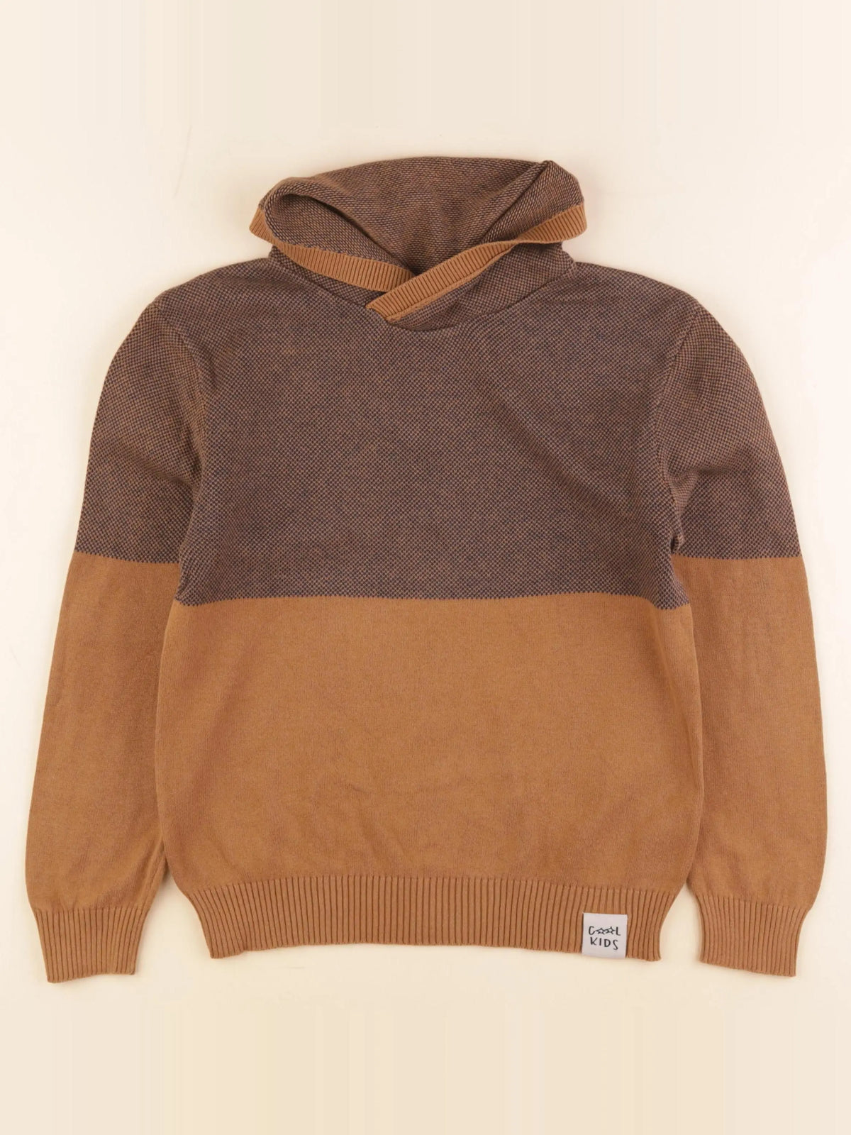 Vertbaudet - pull marron - 10 ans