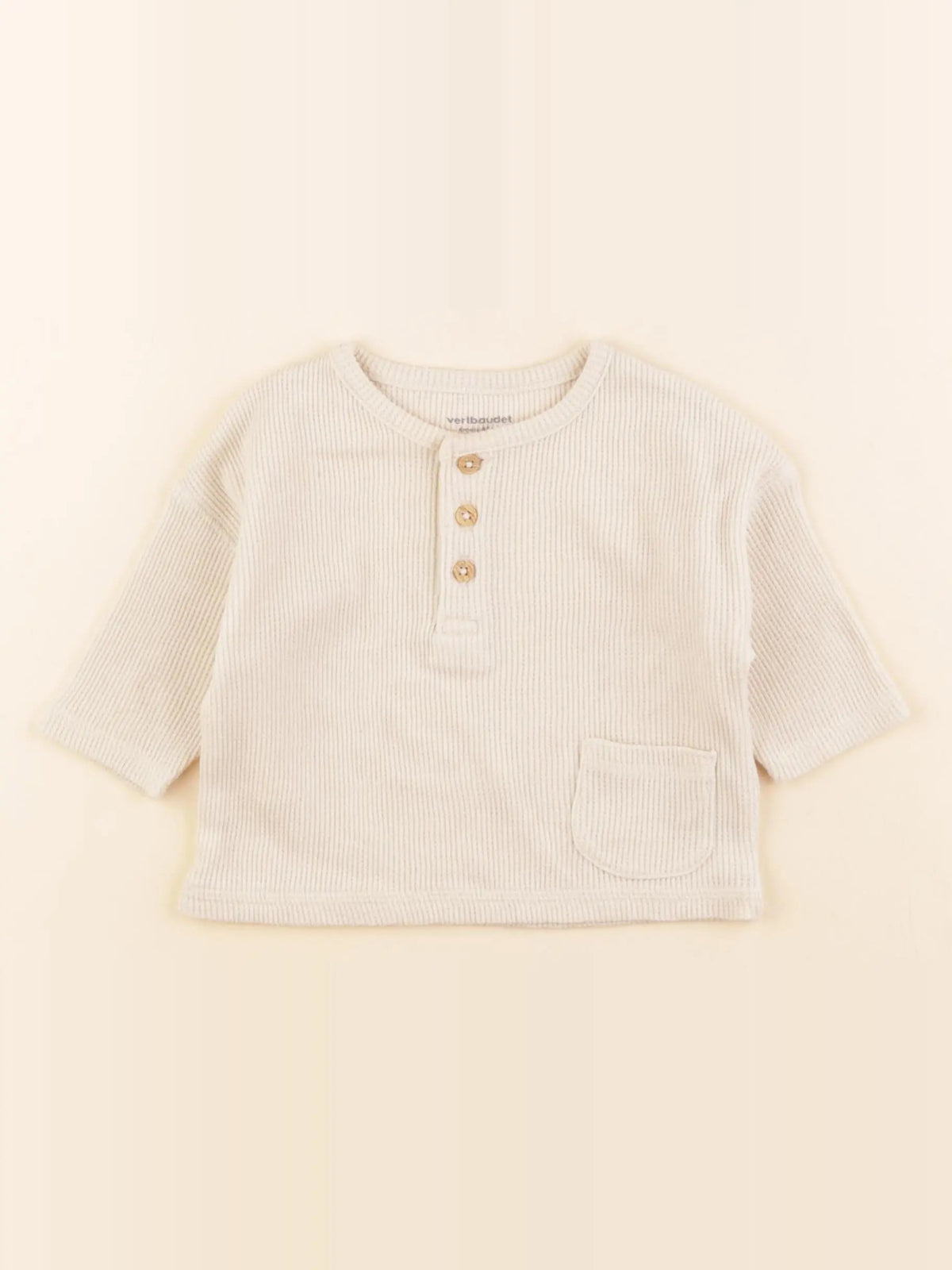 Vertbaudet - tee-shirt blanc - 6 mois