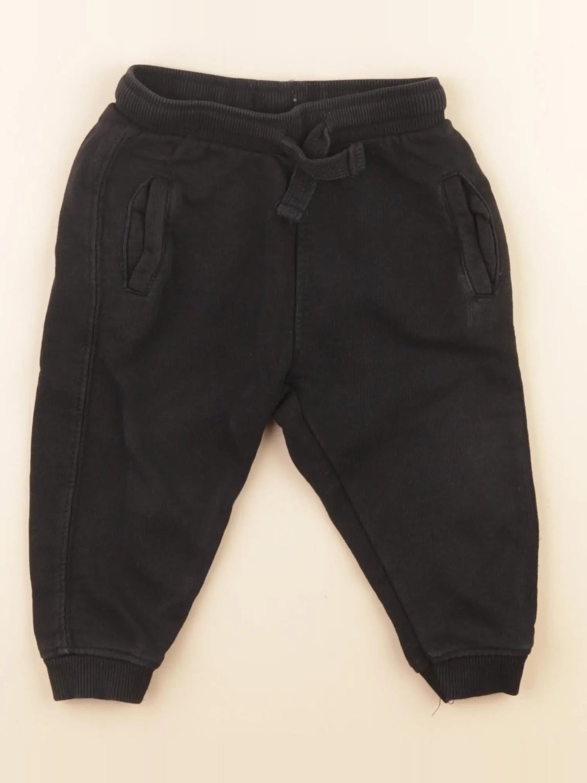 Zara - jogging noir - 12/18 mois