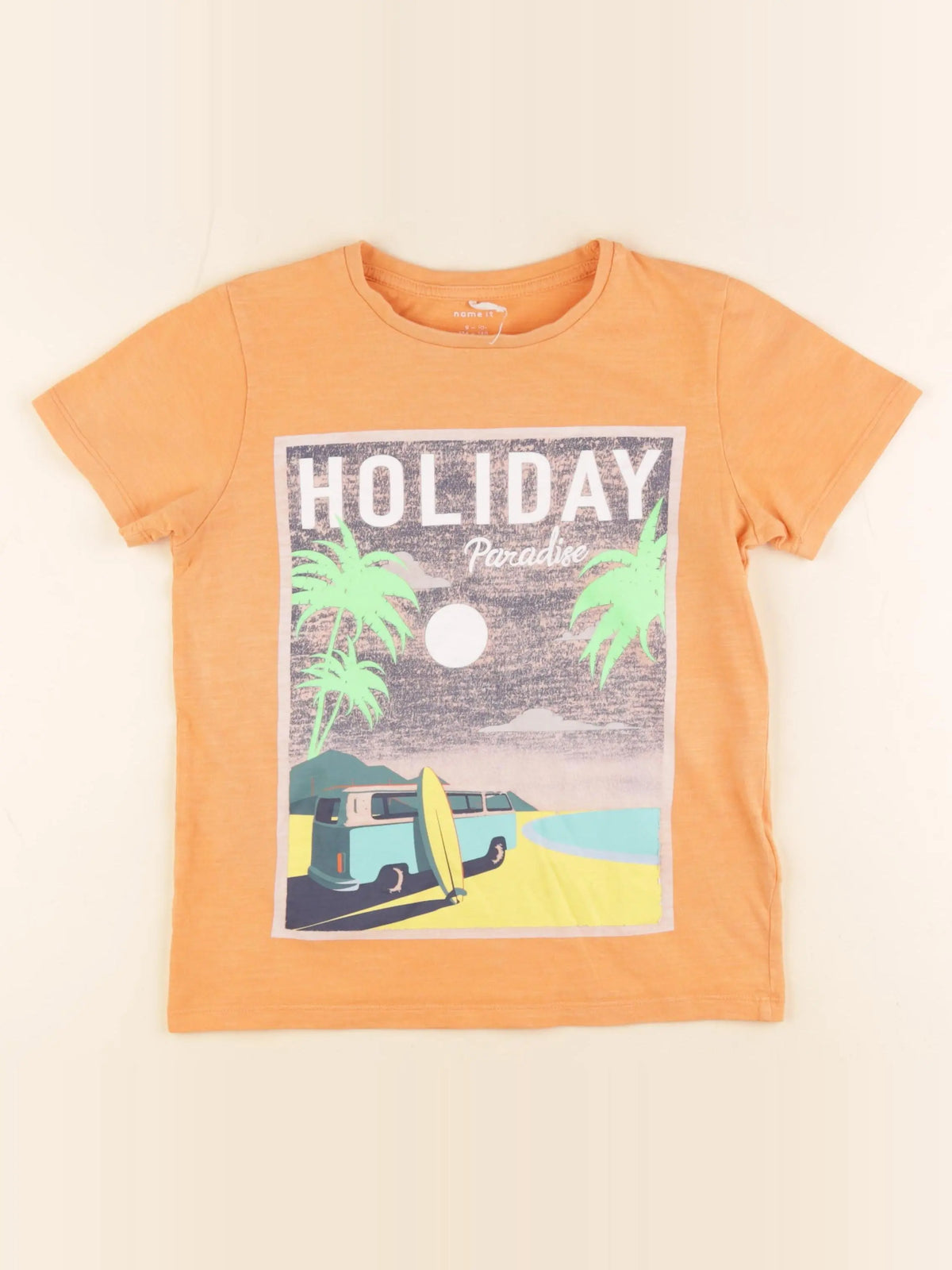 Name it - tee-shirt orange - 9/10 ans