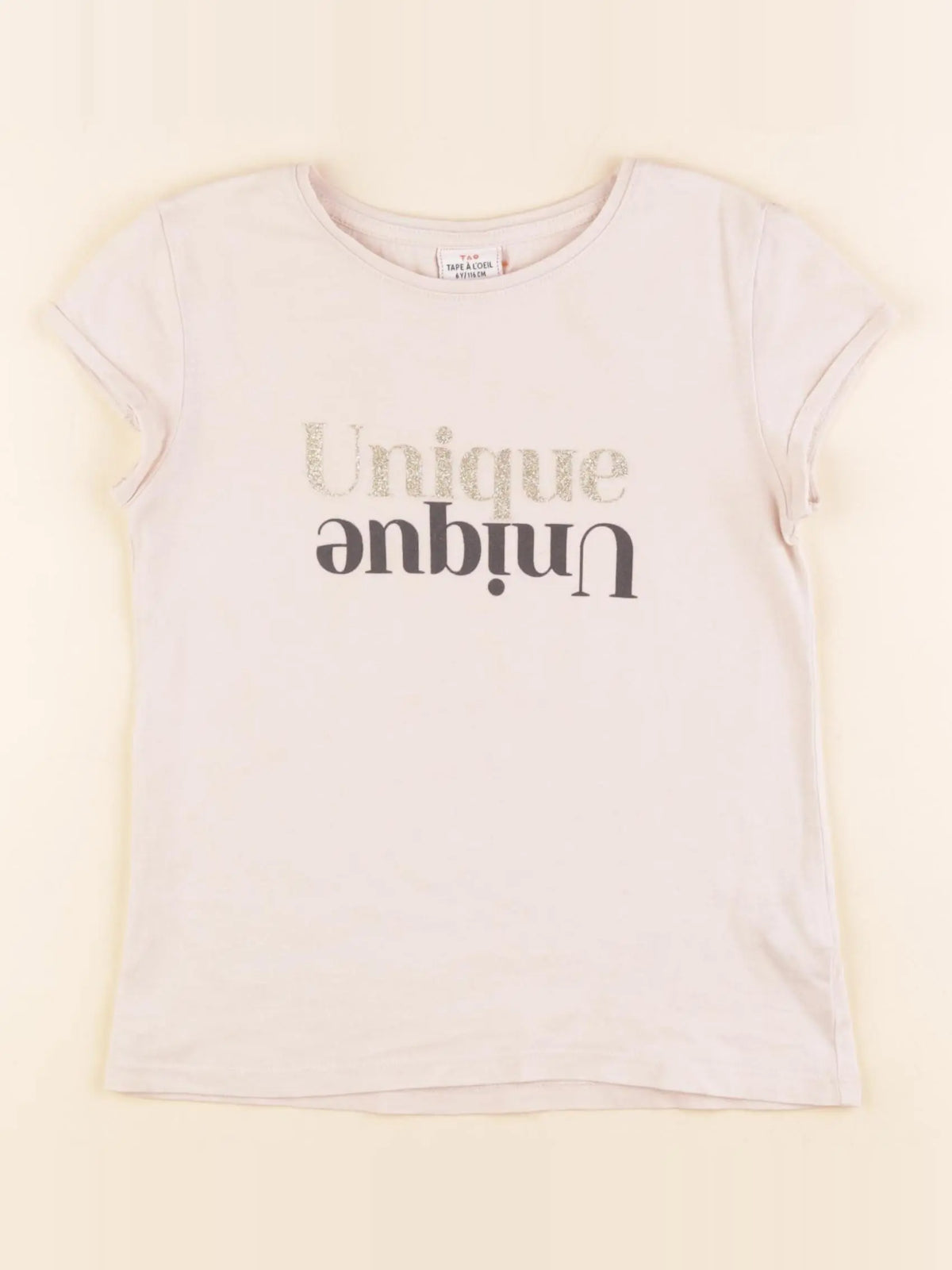 Tape à l'oeil - tee-shirt beige - 6 ans