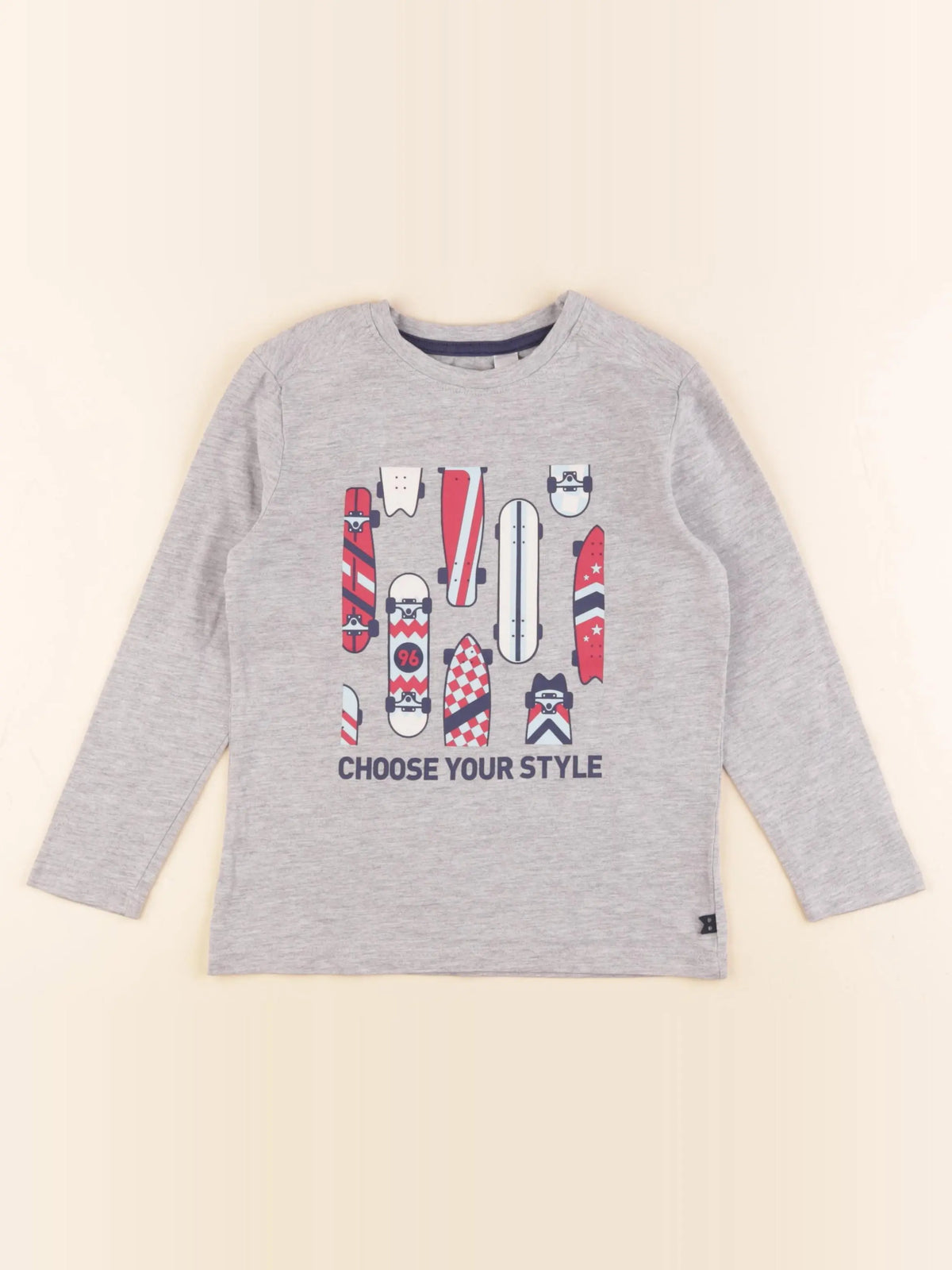 Okaidi - tee-shirt gris - 4 ans