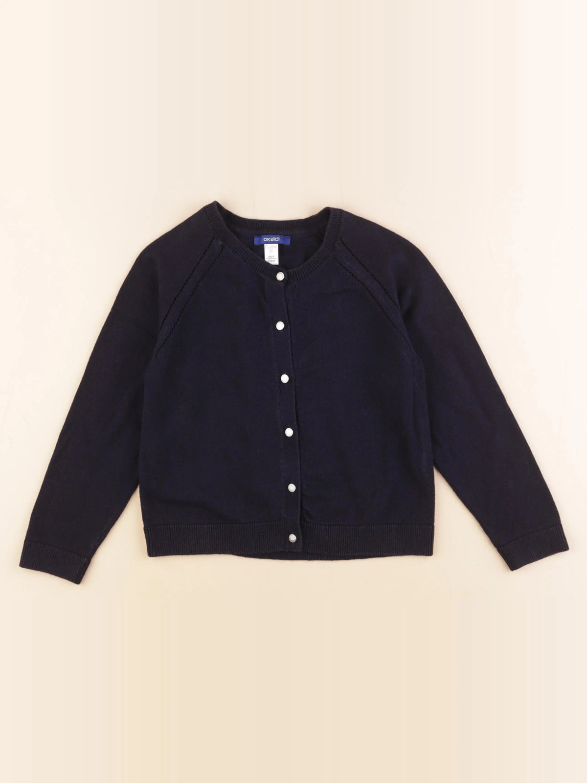 Okaidi - gilet bleu - 6 ans