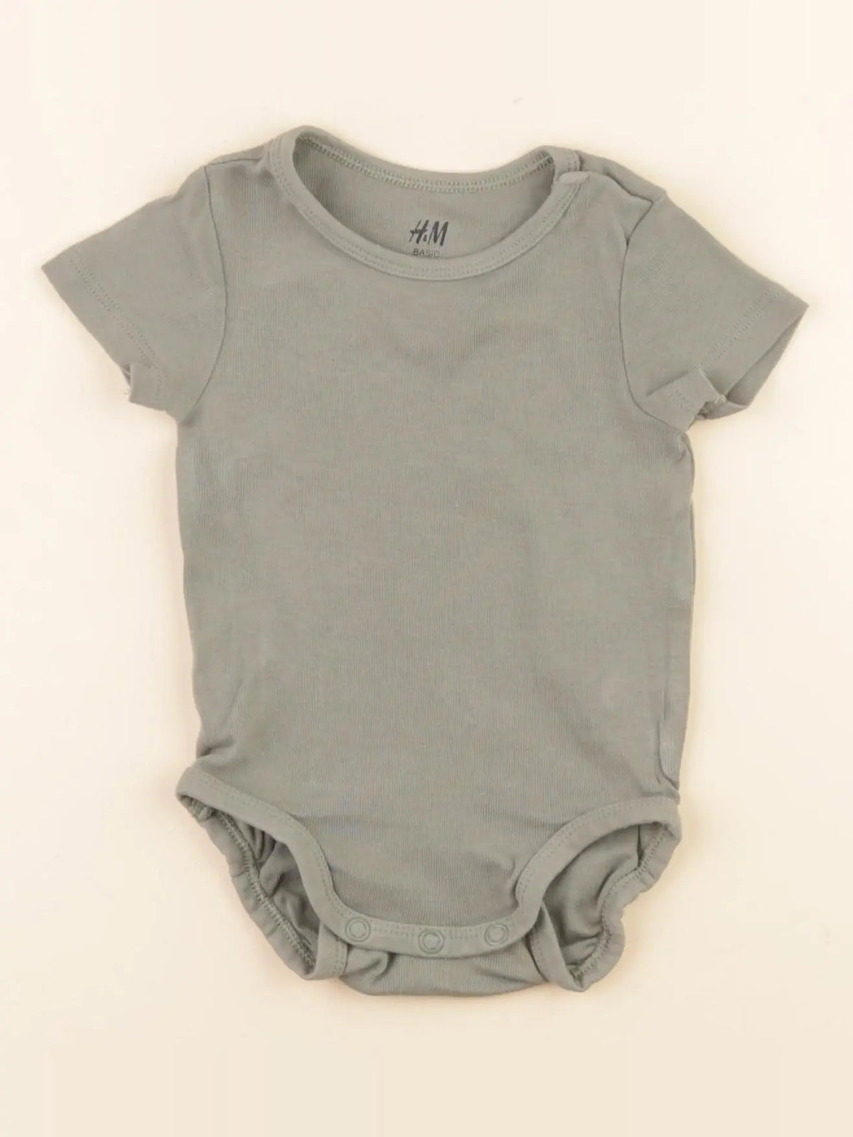 H&M - body vert - 2/4 mois