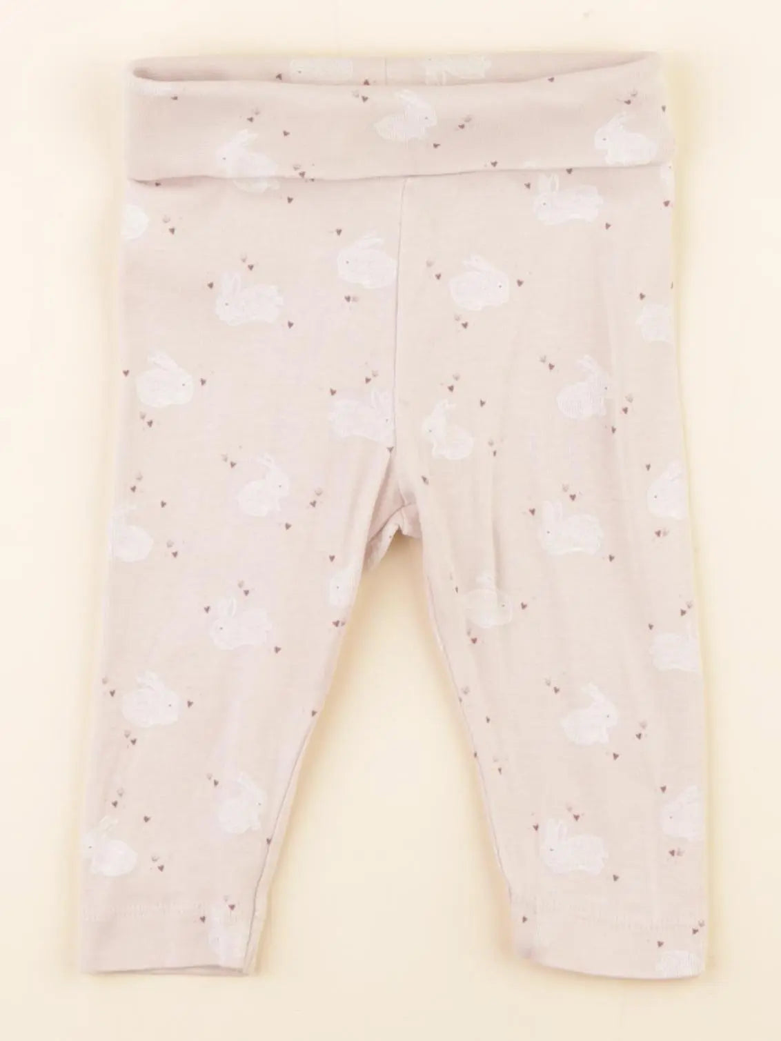 H&M - legging beige - 4/6 mois