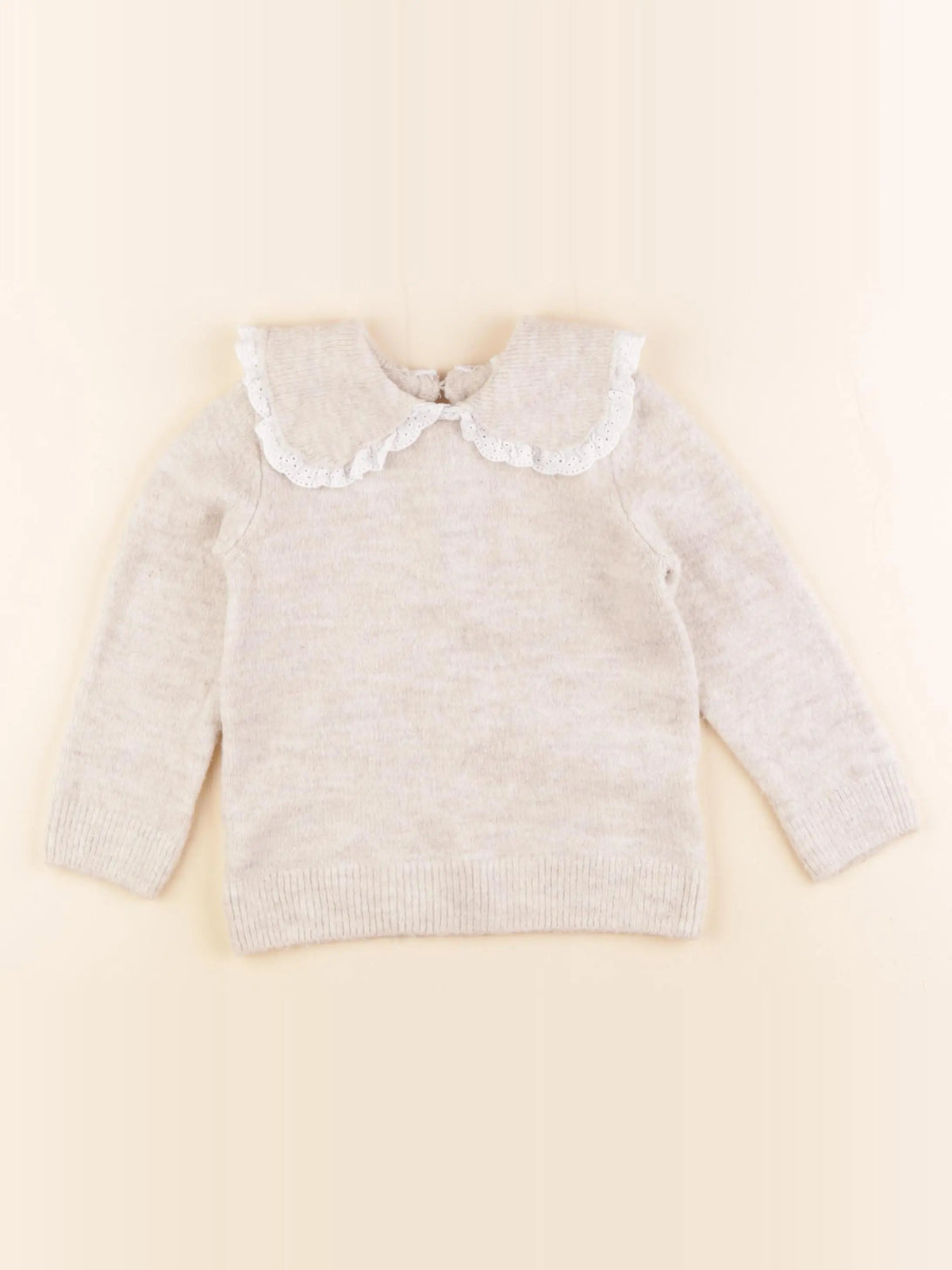 H&M - pull beige - 12/18 mois