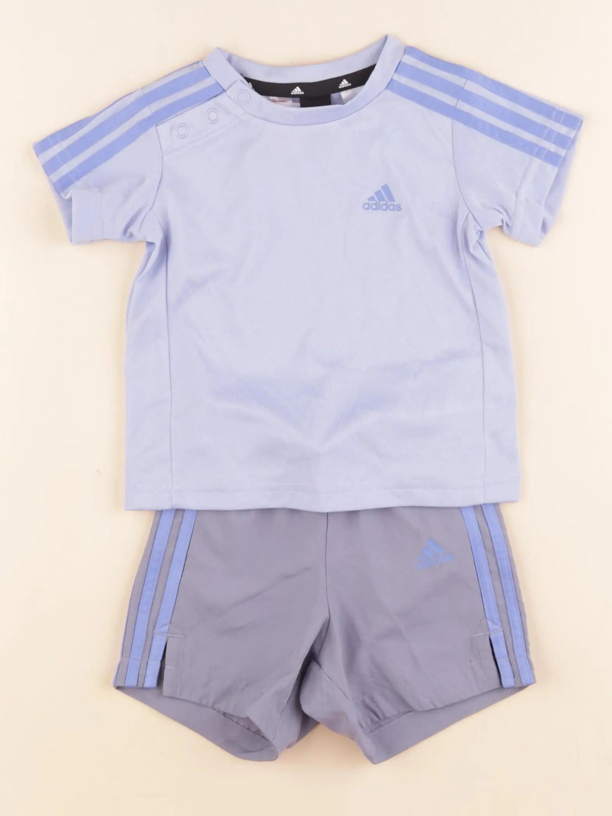 Adidas - ensemble bleu - 3/6 mois