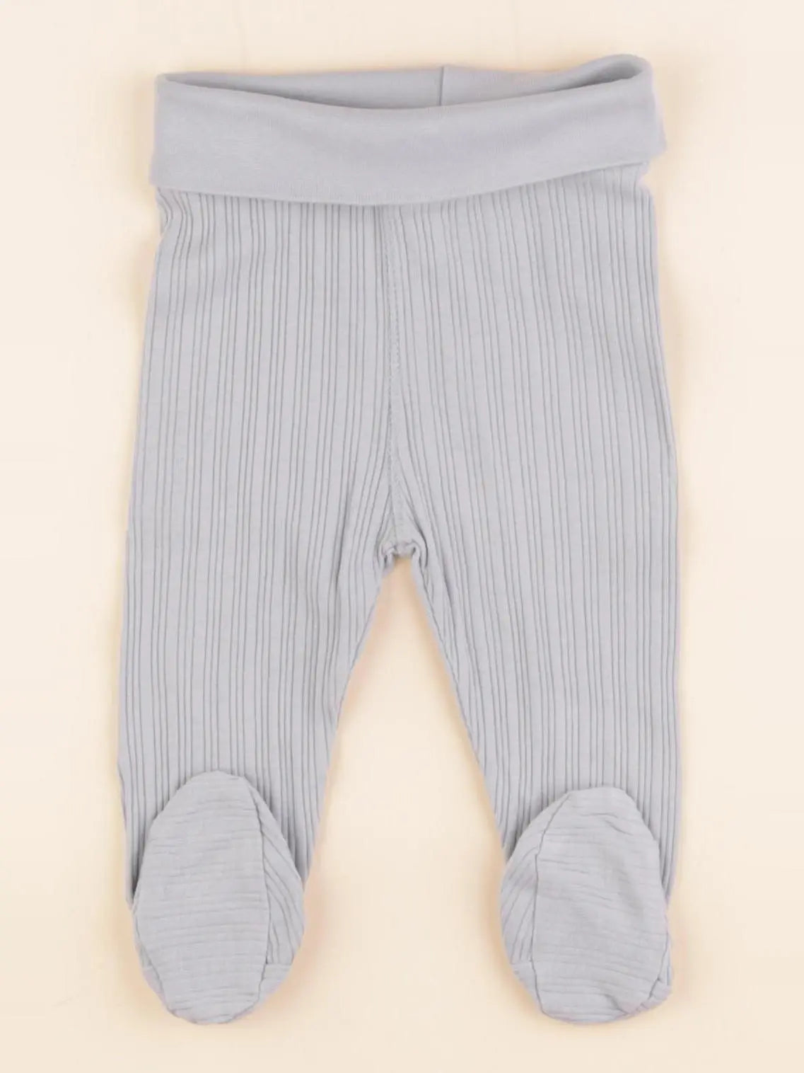 H&M - legging bleu - 2/4 mois