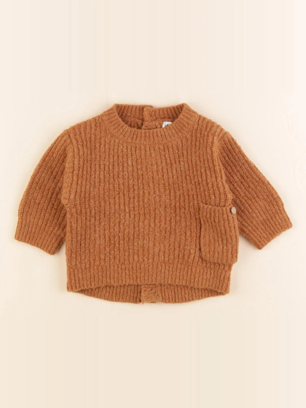 La Redoute - pull marron - 3 mois