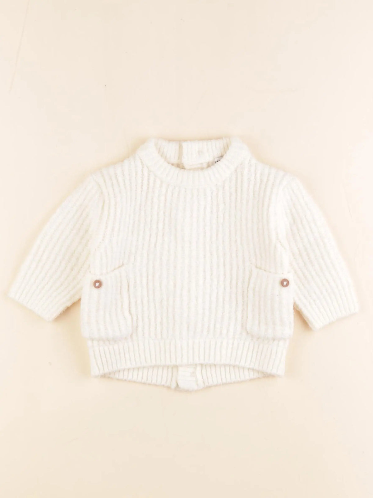 La Redoute - pull beige - 3 mois