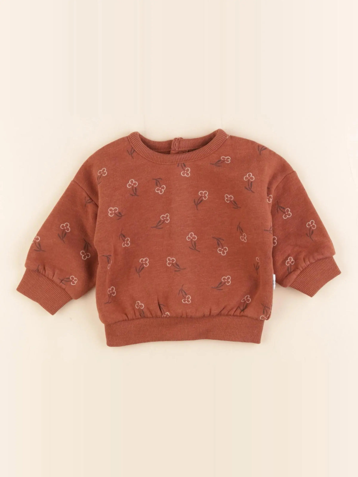 La Redoute - sweat marron - 3 mois