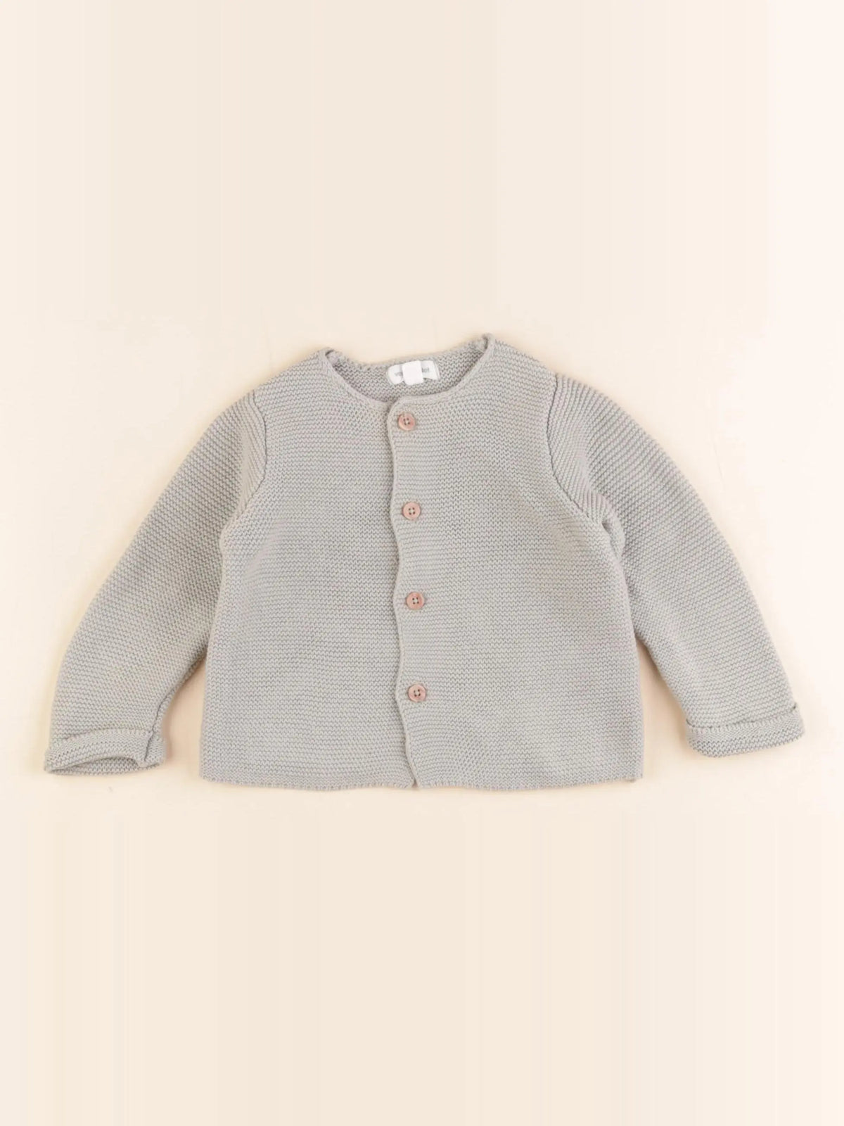 Vertbaudet - gilet vert - 6 mois