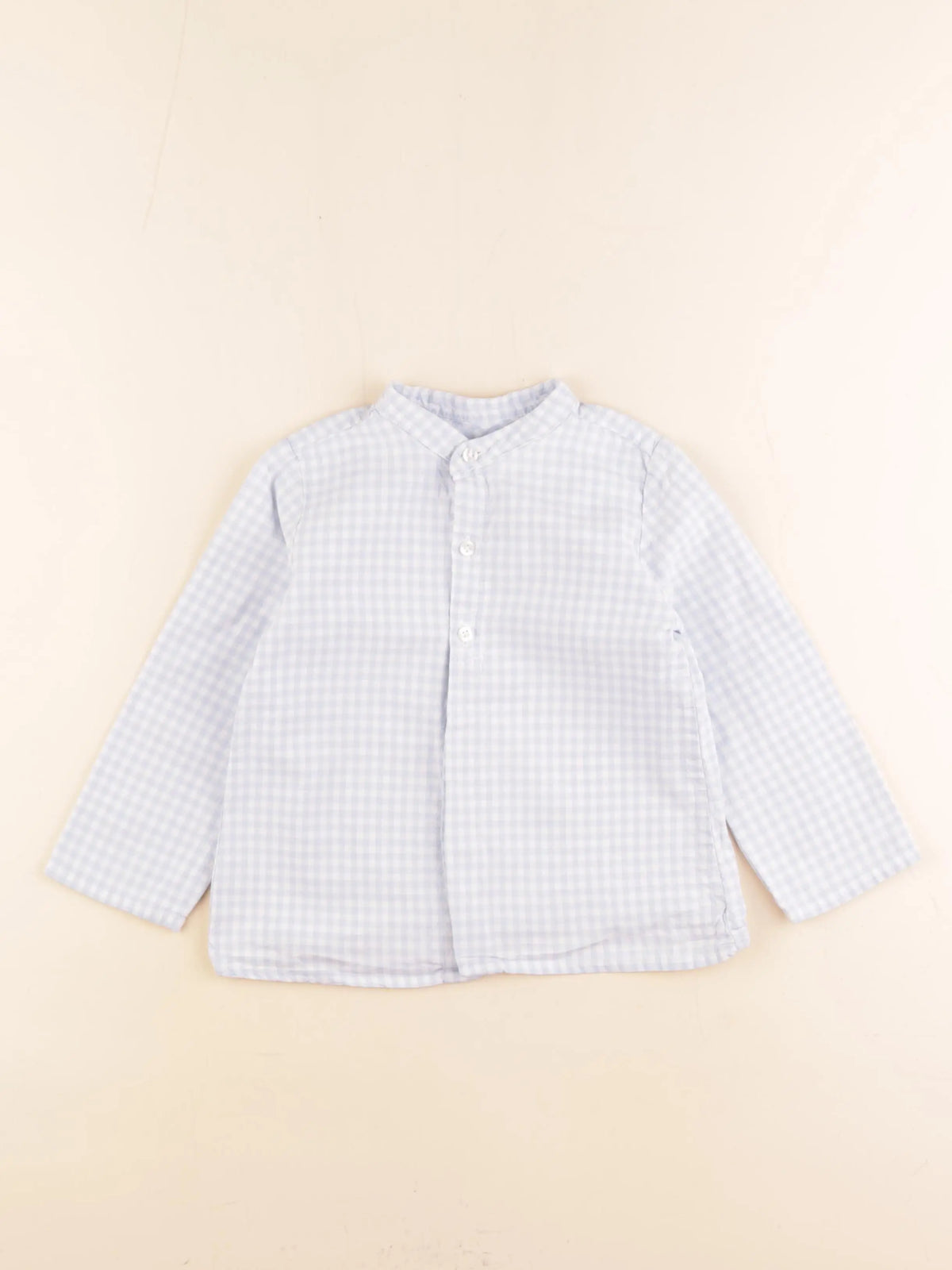Lola Palacios - chemise bleu - 4 ans