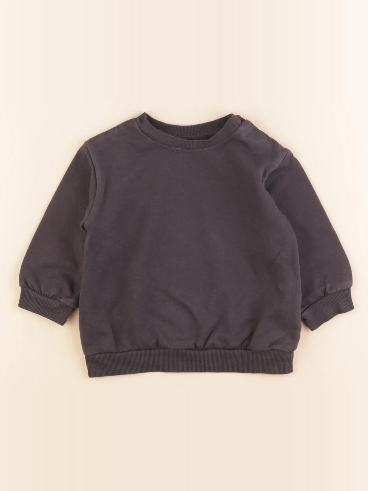 H&M - sweat gris - 9/12 mois