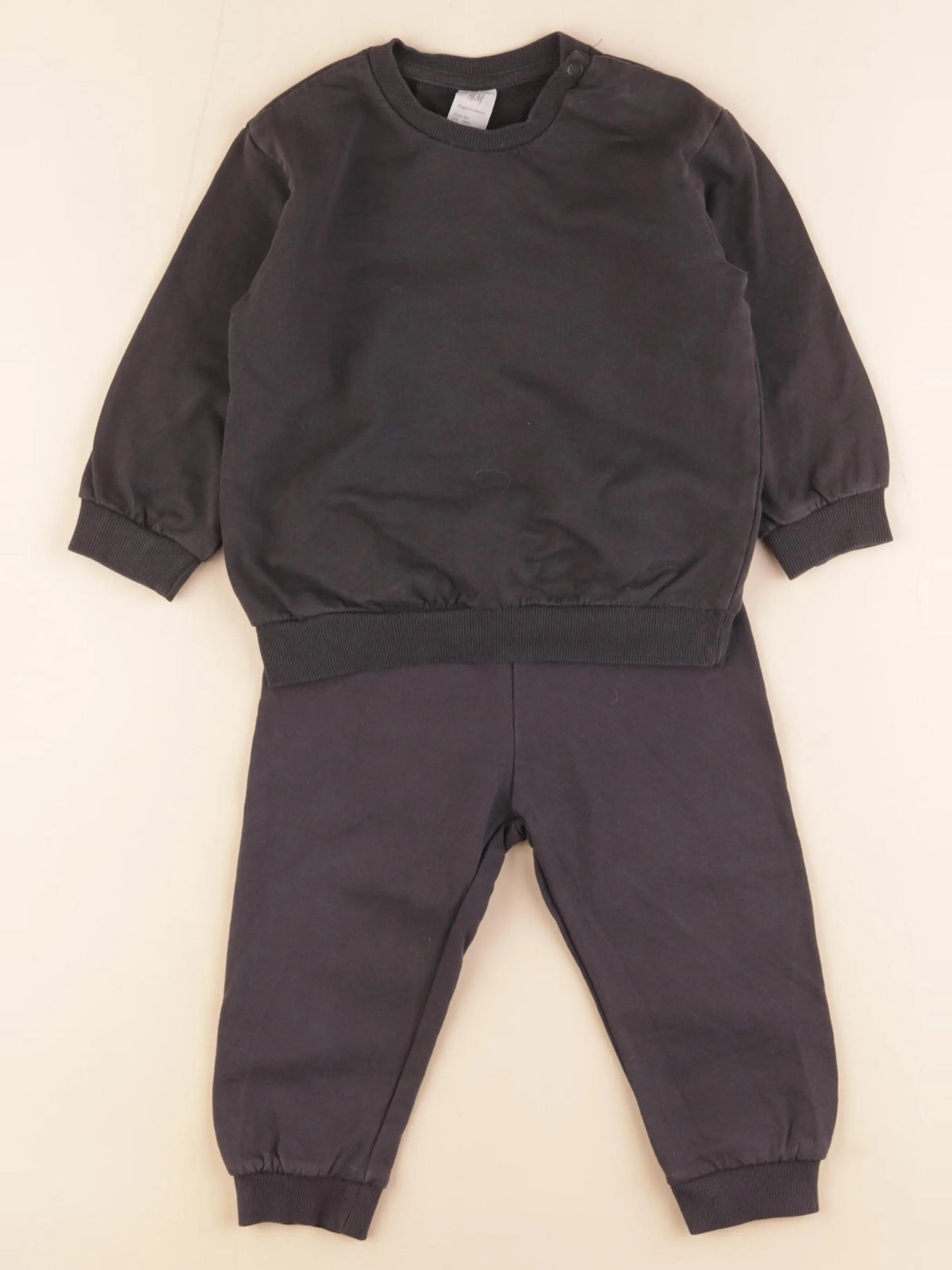 H&M - ensemble gris - 12/18 mois