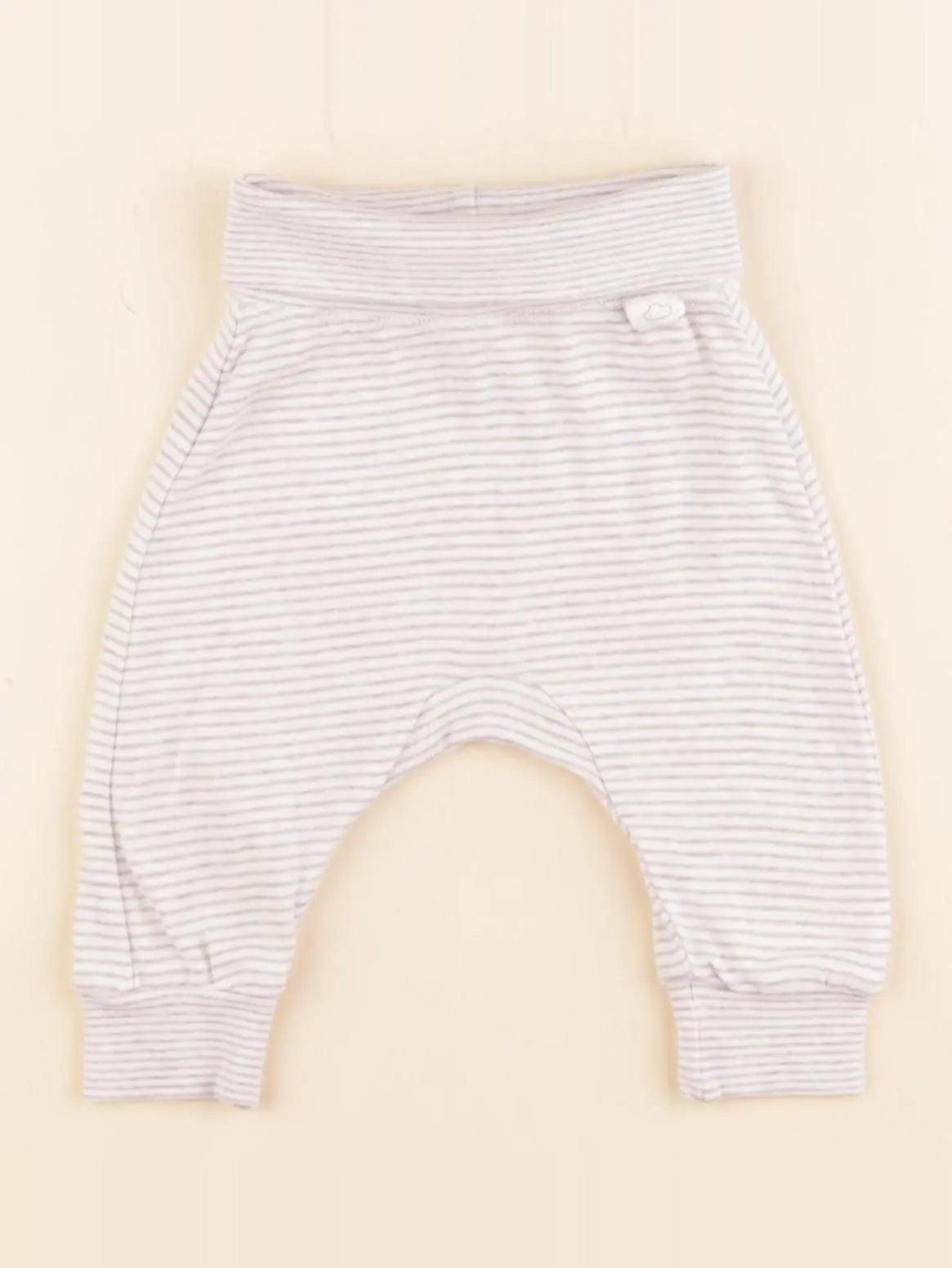 H&M - legging gris - 1/2 mois