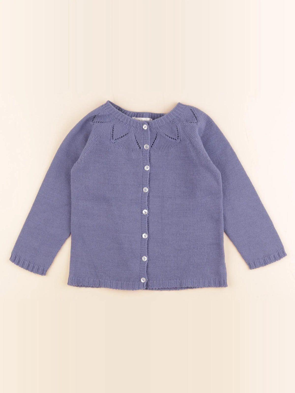 Lola Palacios - gilet bleu - 4 ans