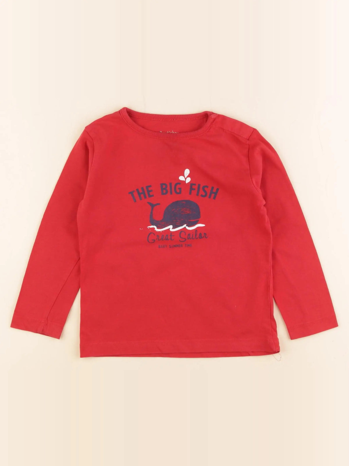 Boutchou - tee-shirt rouge - 36 mois
