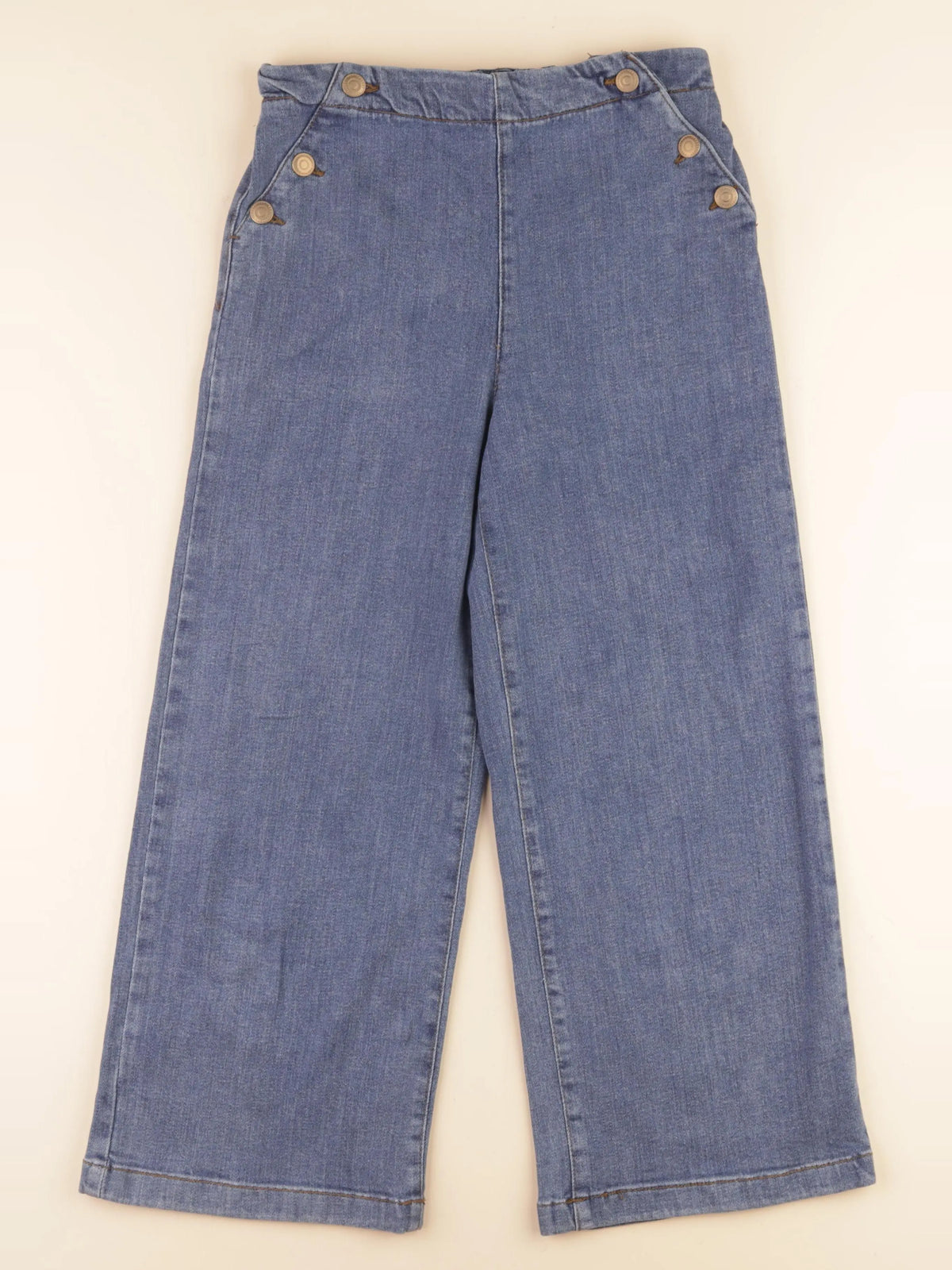 Vertbaudet - pantalon bleu - 12 ans