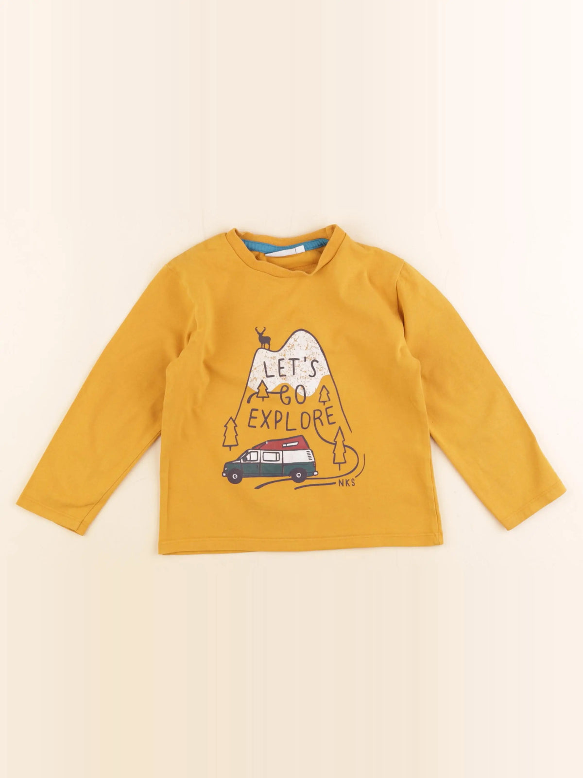 Noukie's - tee-shirt jaune - 4 ans