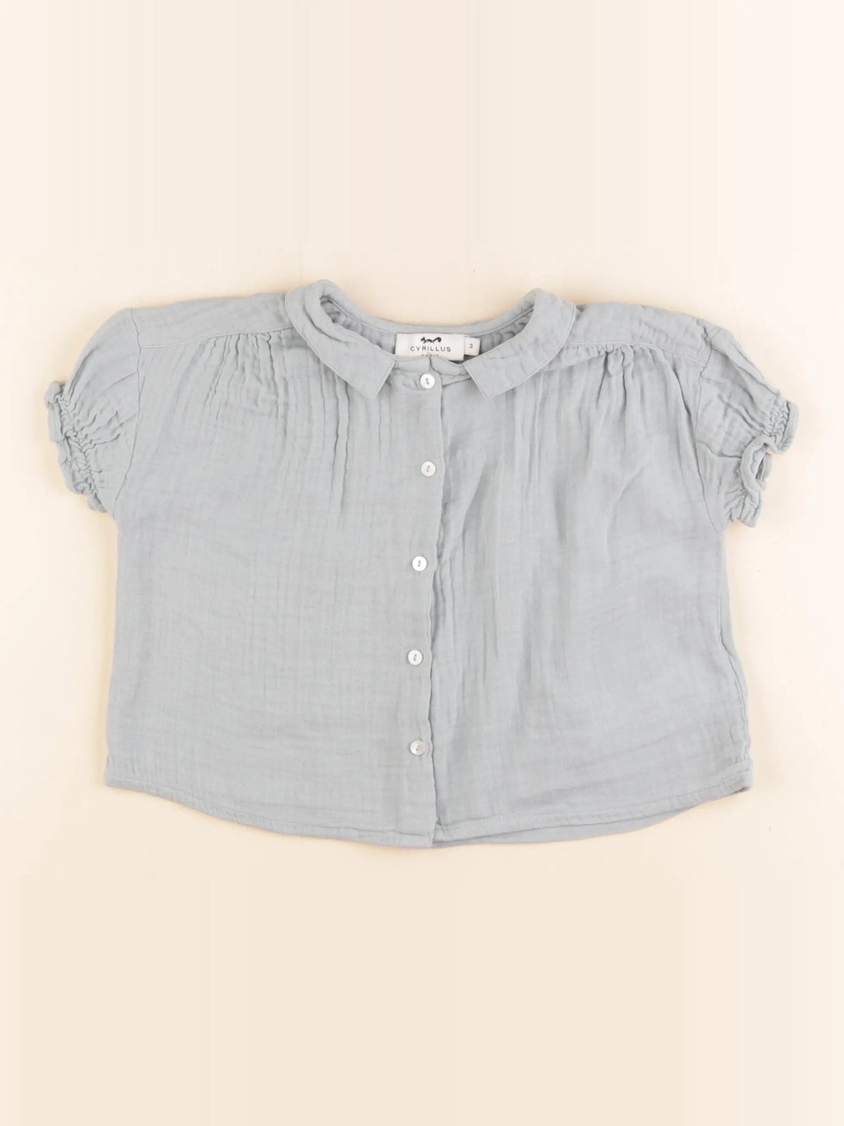 Cyrillus - blouse vert - 3 ans