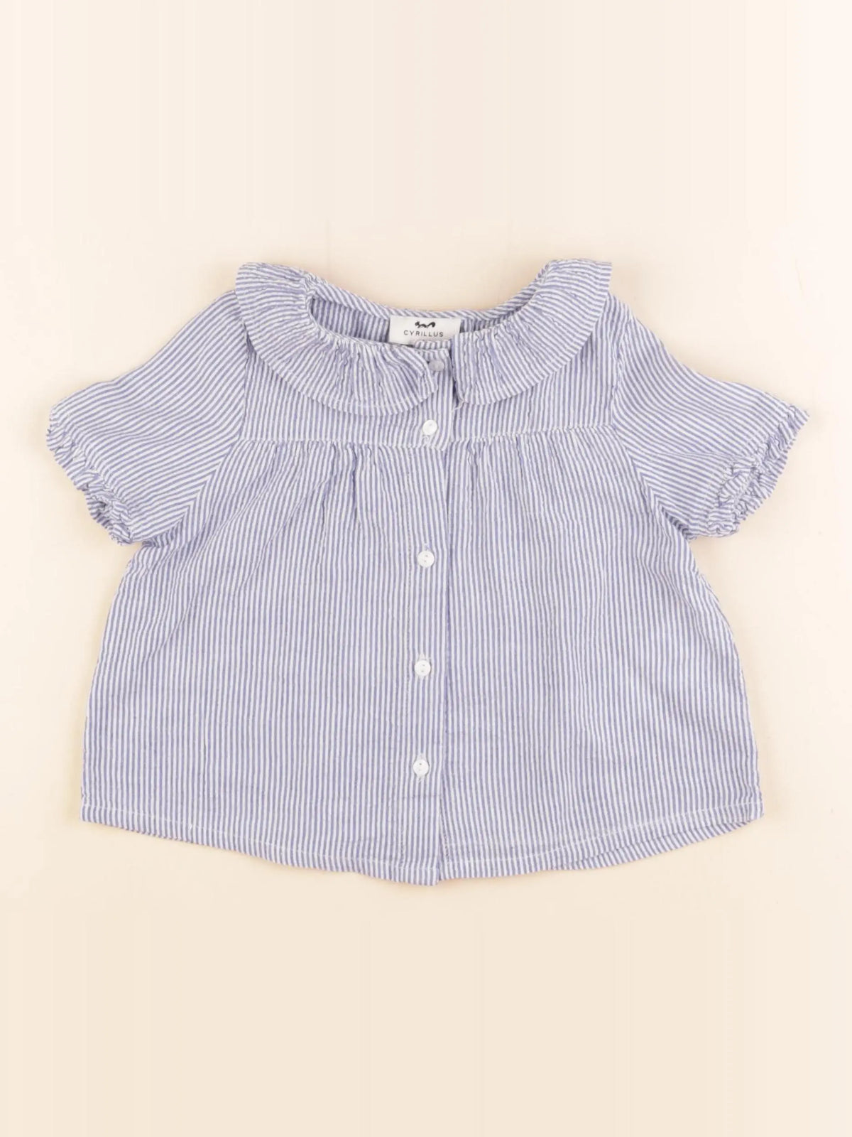 Cyrillus - blouse bleu - 3 ans